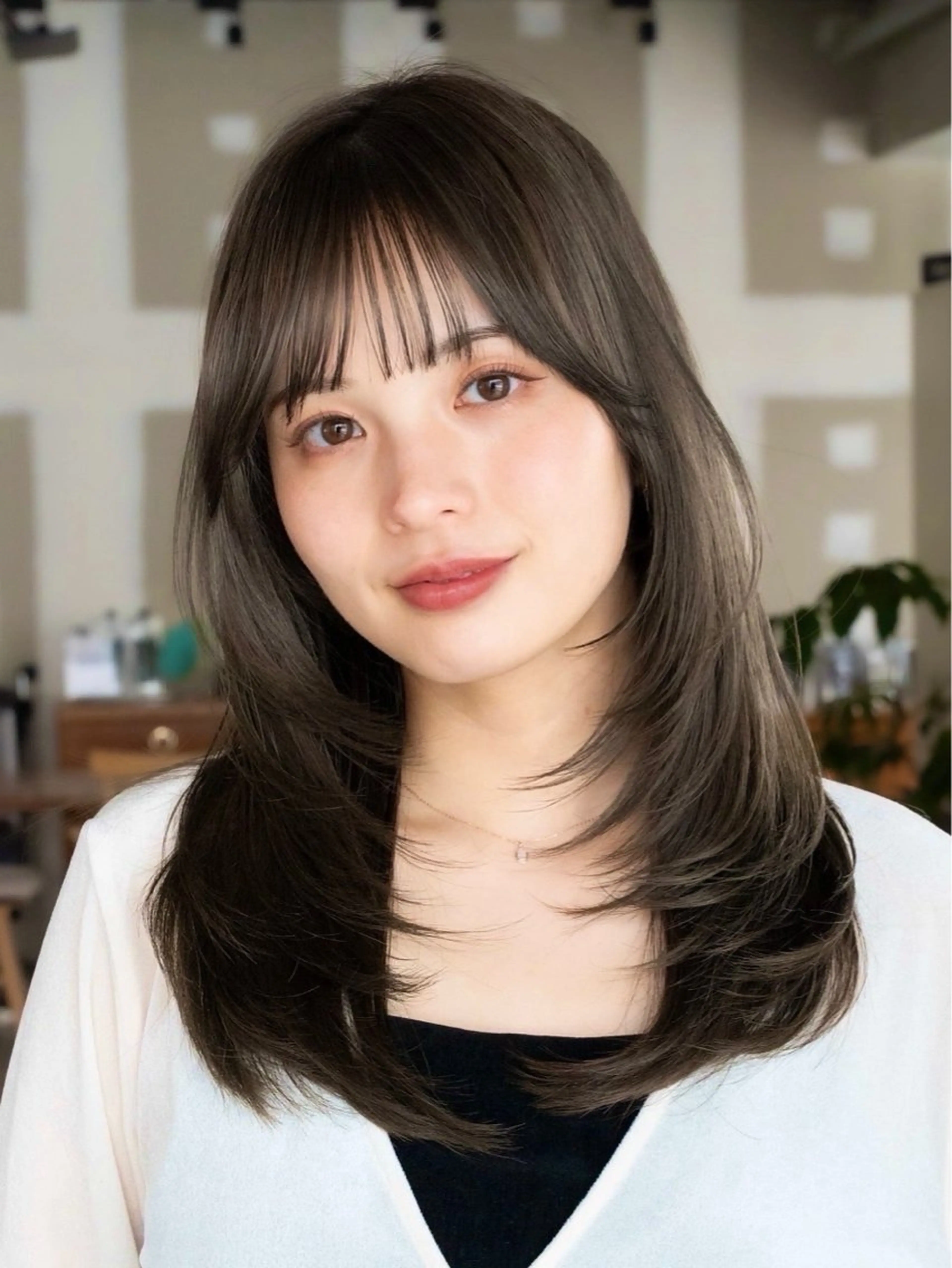 ロング カラー ヘアカラー ANLY.meijijingumae所属・暗髪カラー/ 透明感カラー/真菜のヘアスタイル