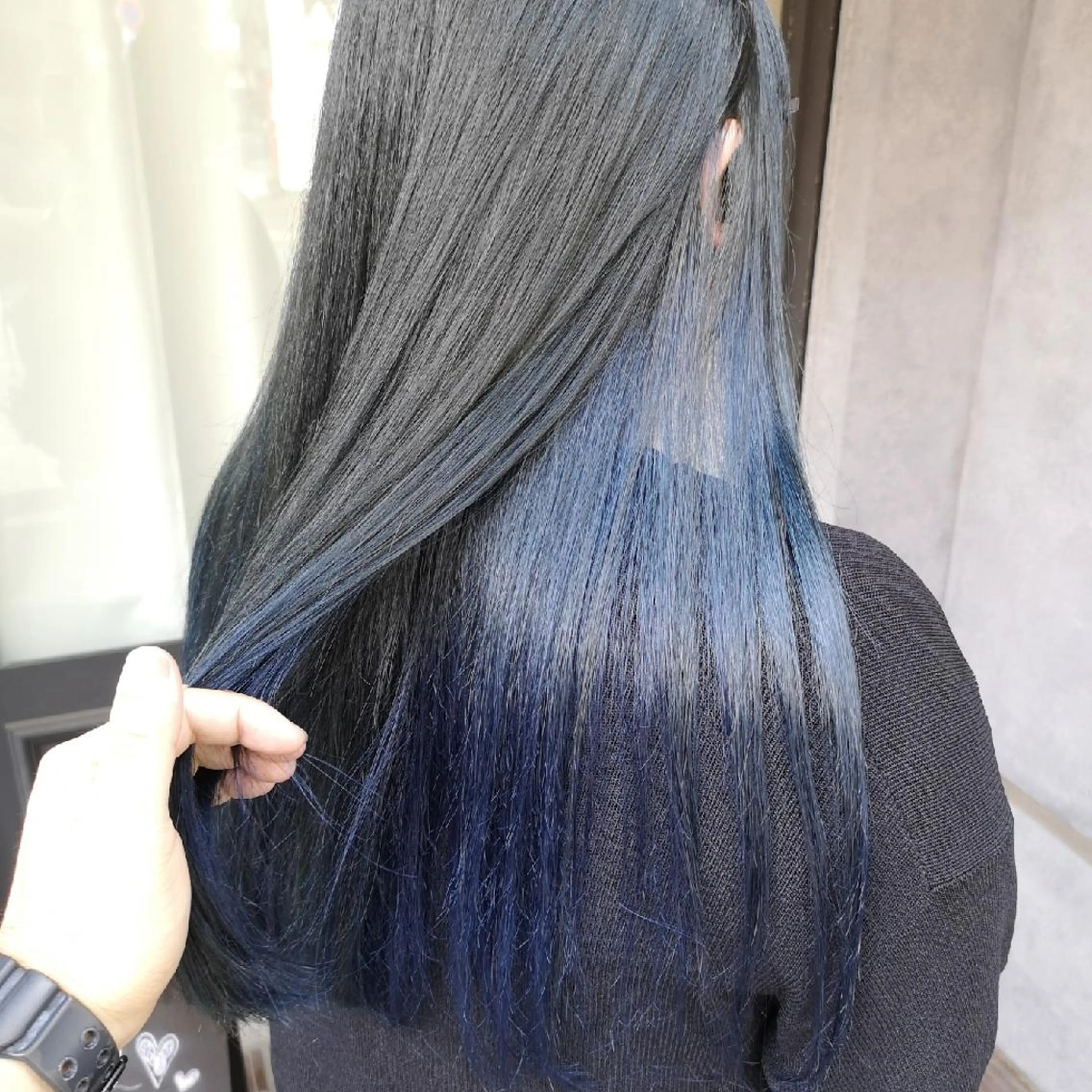 ロング カラー ブリーチ ブルーカラー ケアブリーチ イルミナカラー インナーカラー ✨艶髪✖癒し✨🍀 miyazawaのヘアスタイル