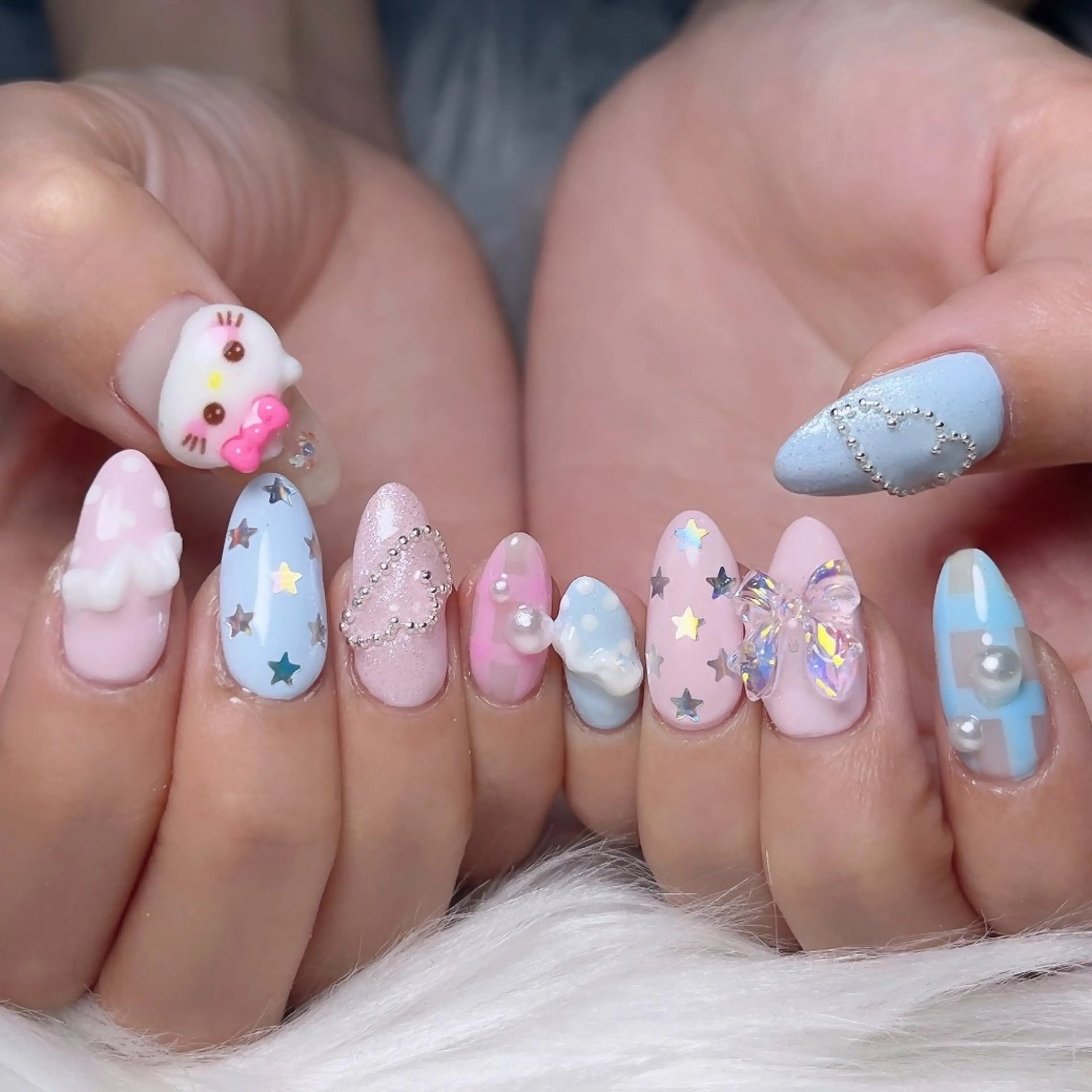 ネイル 韓国ネイル ラメ(グリッター) 持ち込み ハンドネイル 🐕‍🦺Yappy 💗A-tanのネイルデザイン
