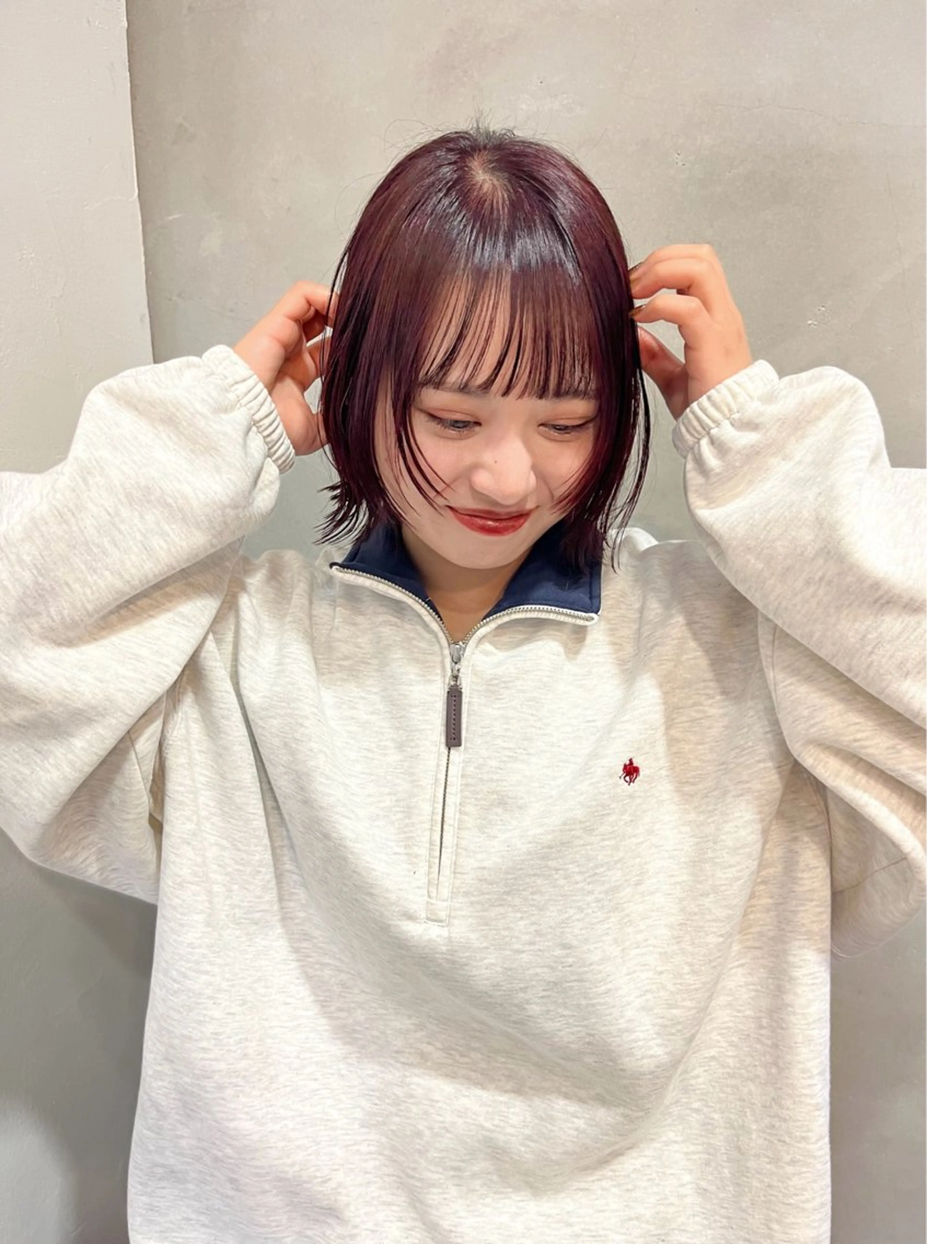 ミディアム Musee plume所属・荻野七菜子 ボブのヘアスタイル