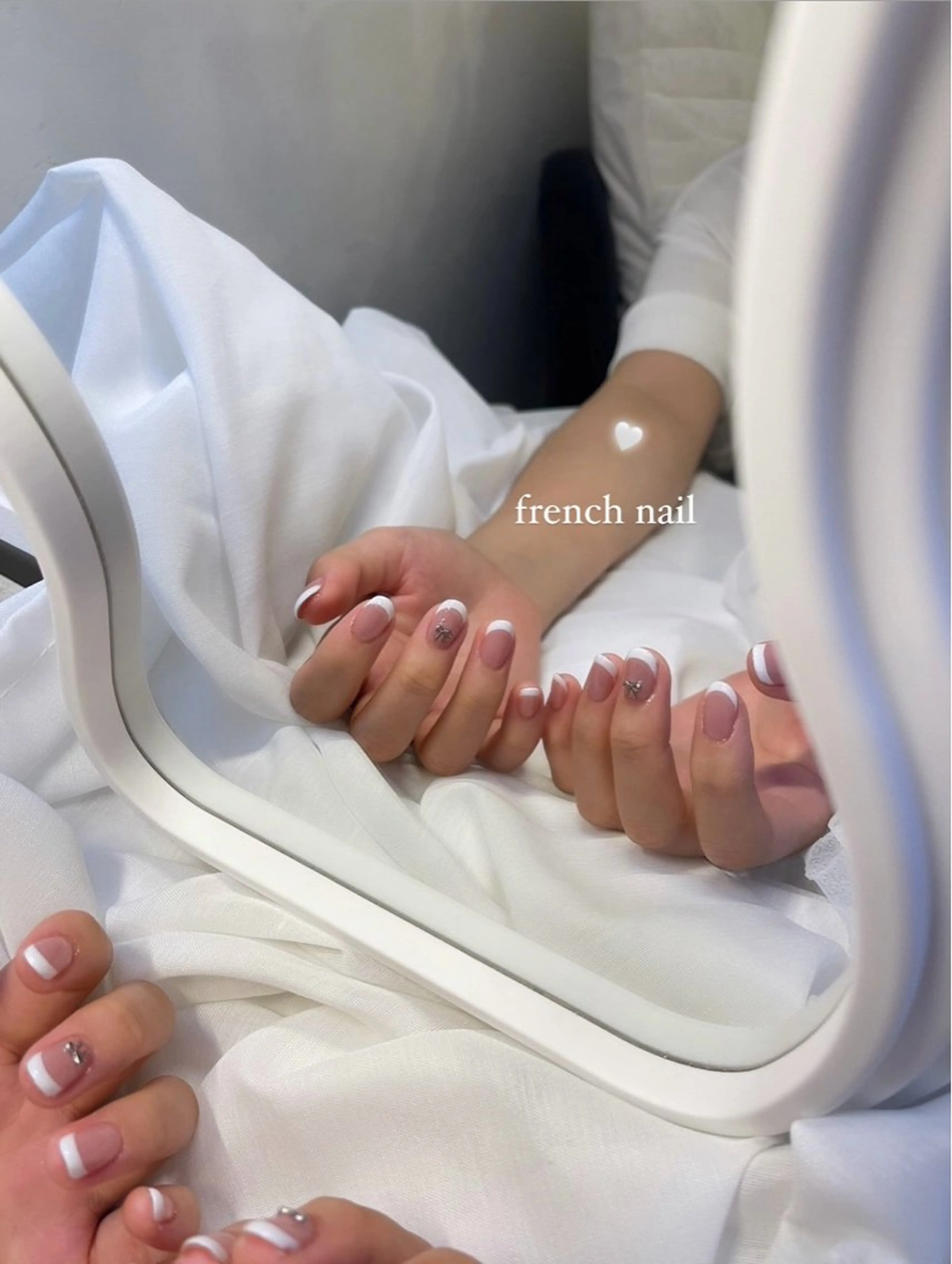 ネイル フレンチネイル Rich+nail🫧仙台🫧所属・Rich+nail 🫧仙台🫧のネイルデザイン