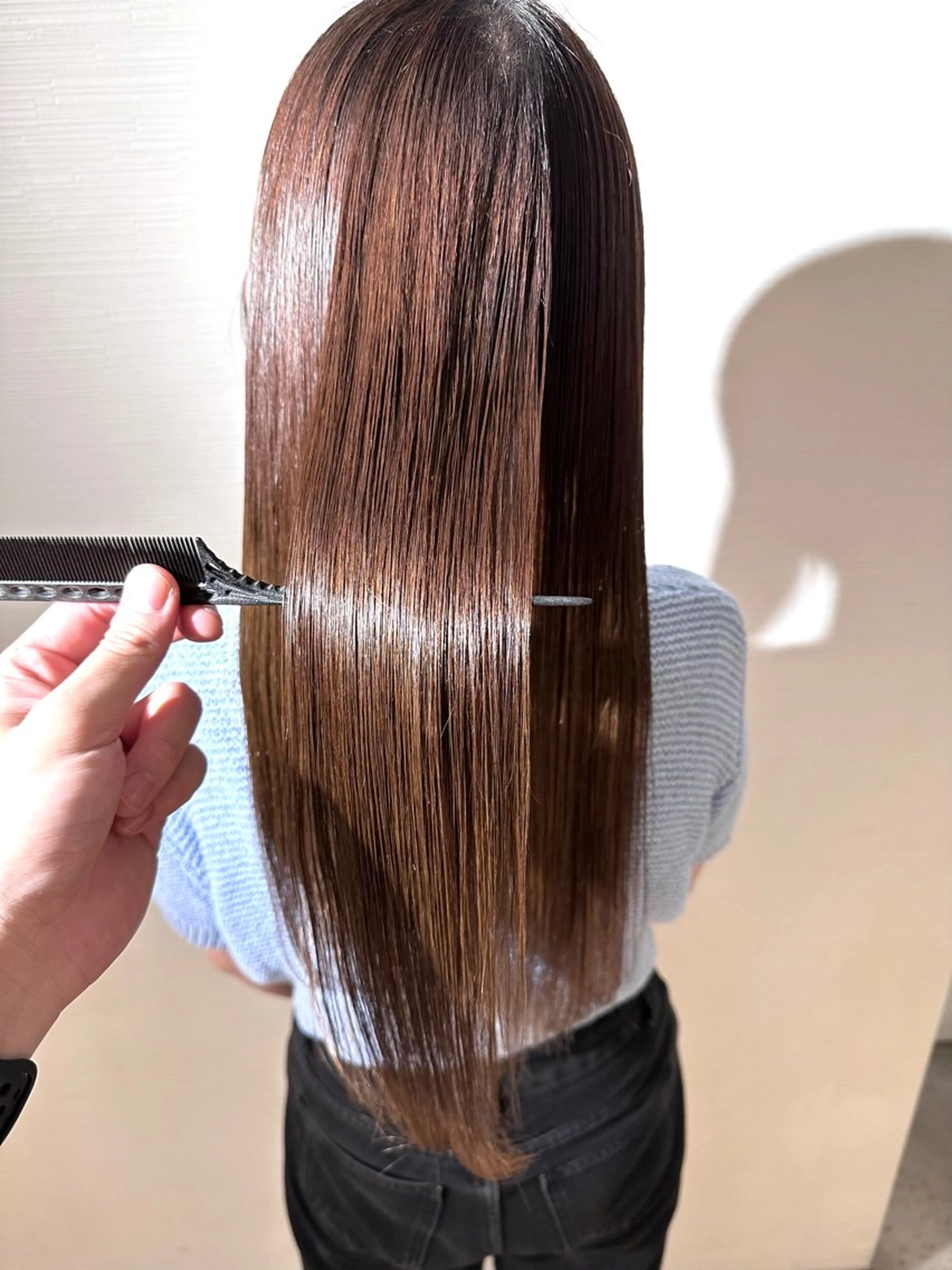 ロング カラー 髪質改善 トリートメント 🌈ハイトーン髪質改 善🌈polon🌟のヘアスタイル