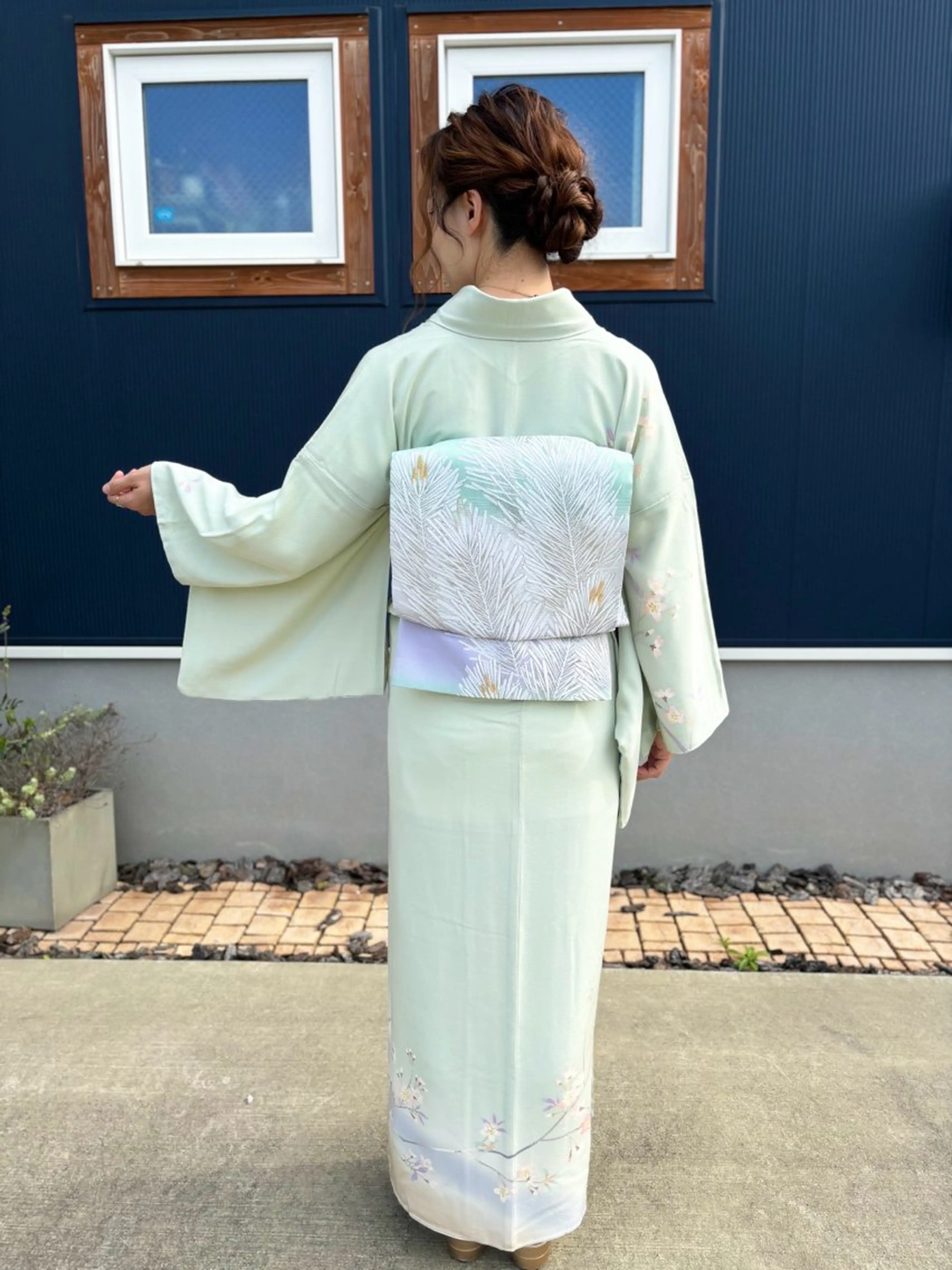 訪問着・留袖着付け+ヘアセット14950の写真