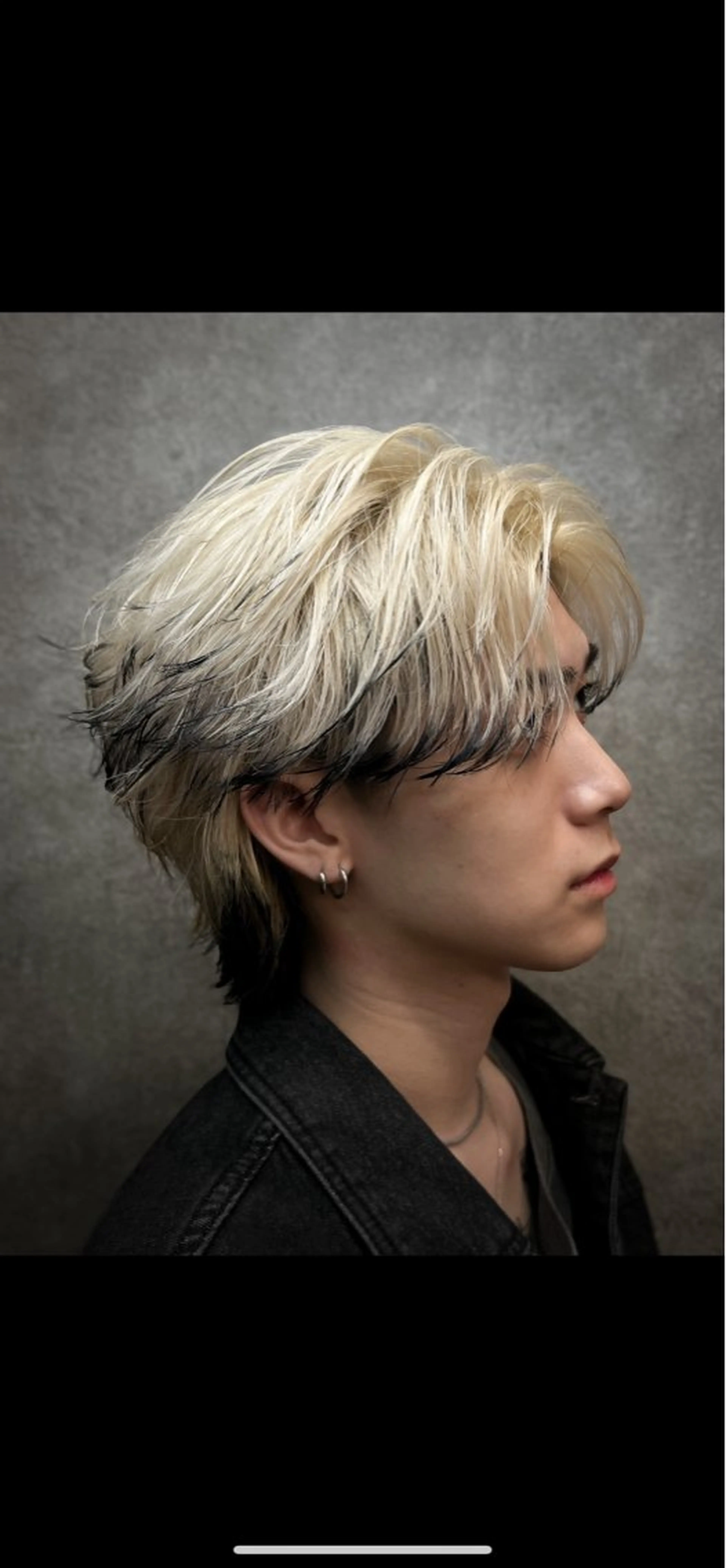 ミディアム カラー パーマ メンズ メンズウルフカット ウルフカット カット ヘアカラー メンズウルフ特化🐺 🔥長山耕大🔥のヘアスタイル