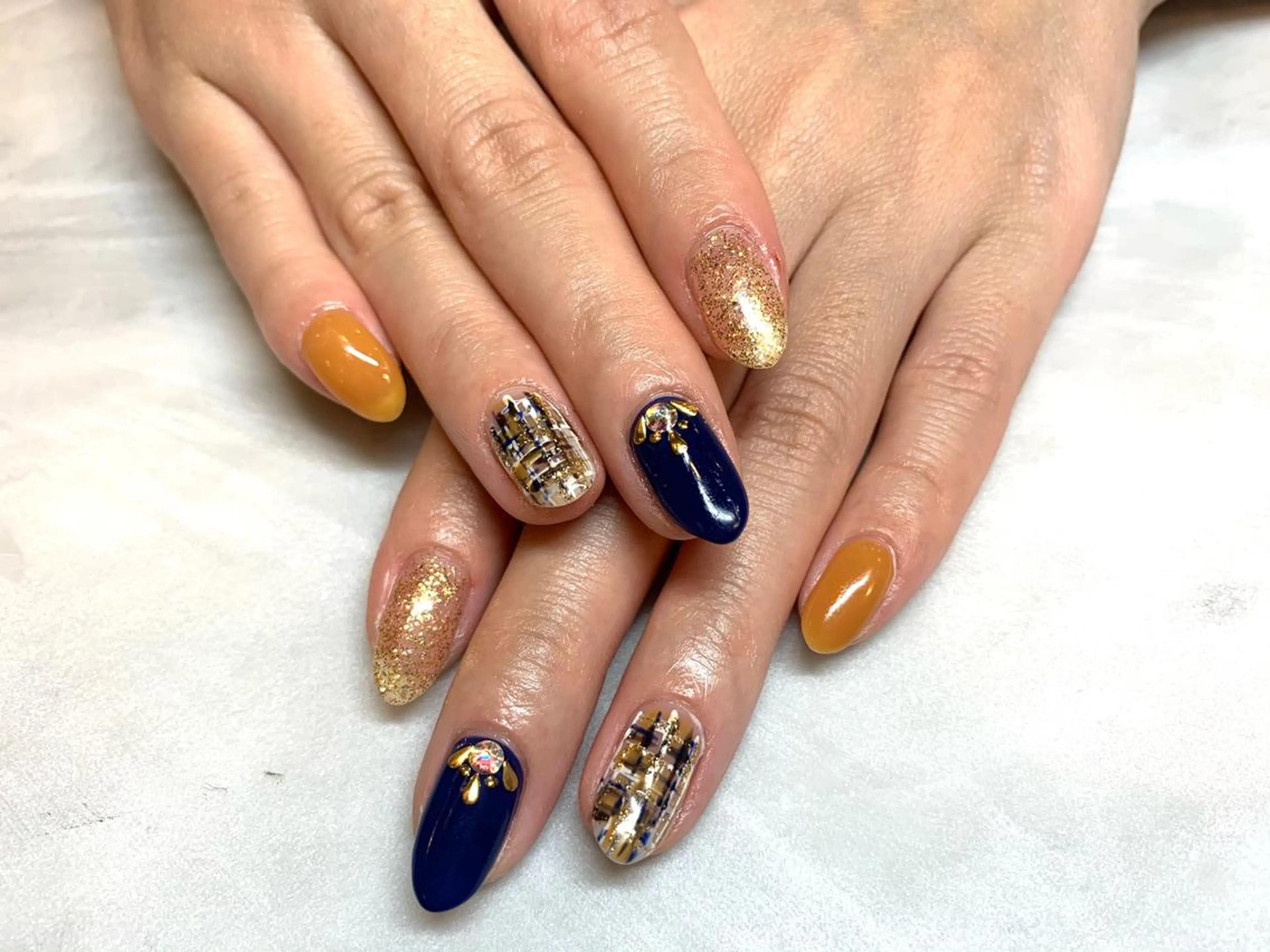 ネイル 持ち込み 水戸 彩夏のネイルデザイン