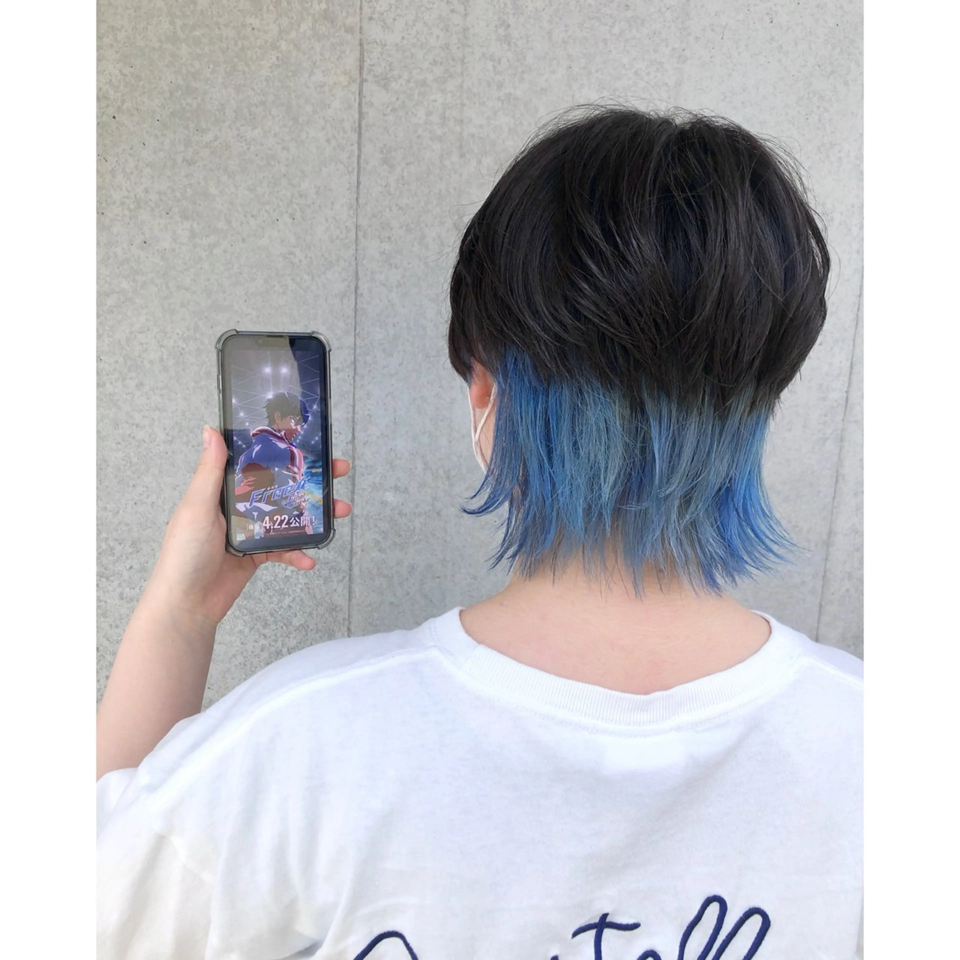 ショート カラー インナーカラー ウルフカット 推しカラー✨ オタク美容師ユウカのヘアスタイル