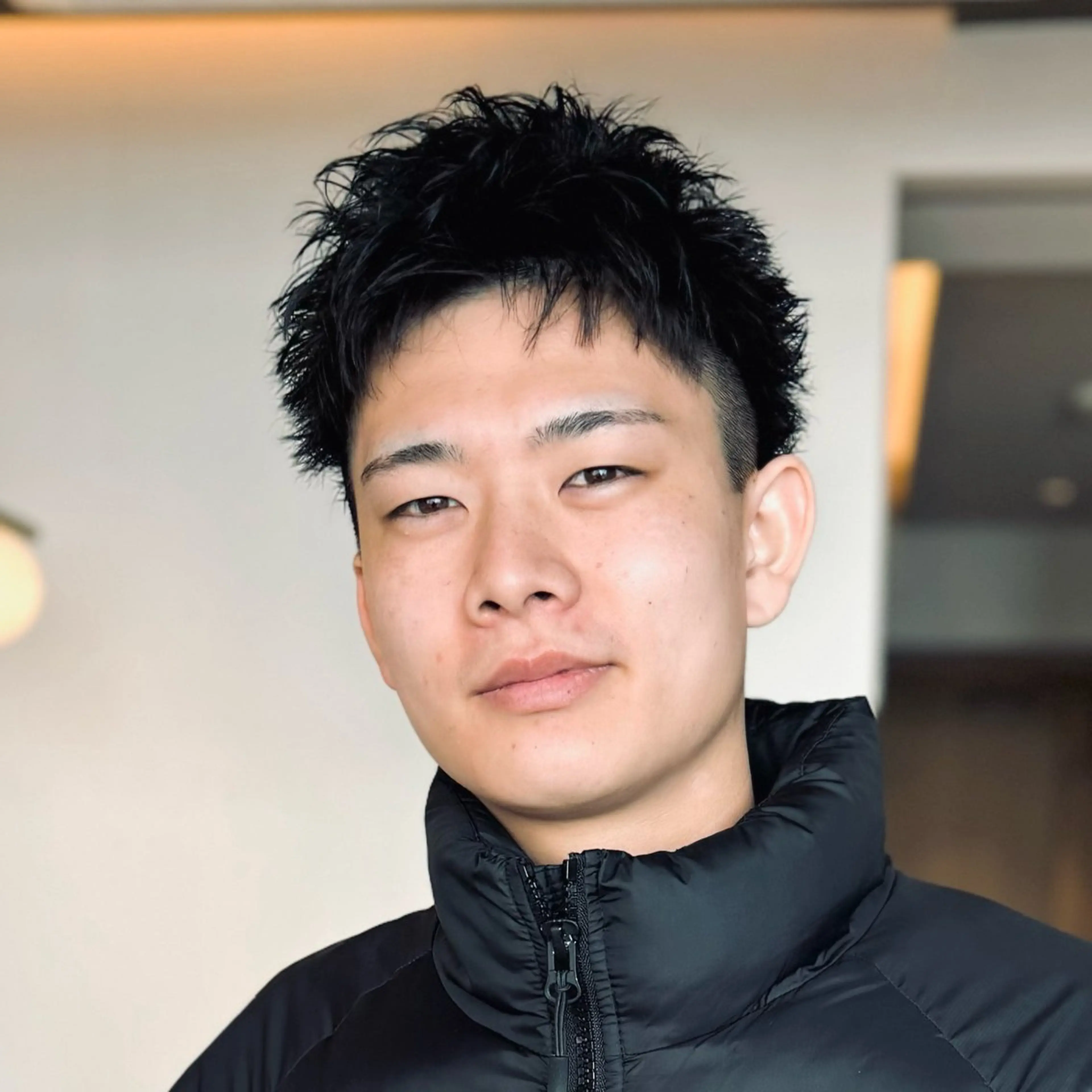 ショート メンズ 刈り上げ カット スパイキーショート 大人パーマ 丸山のヘアスタイル