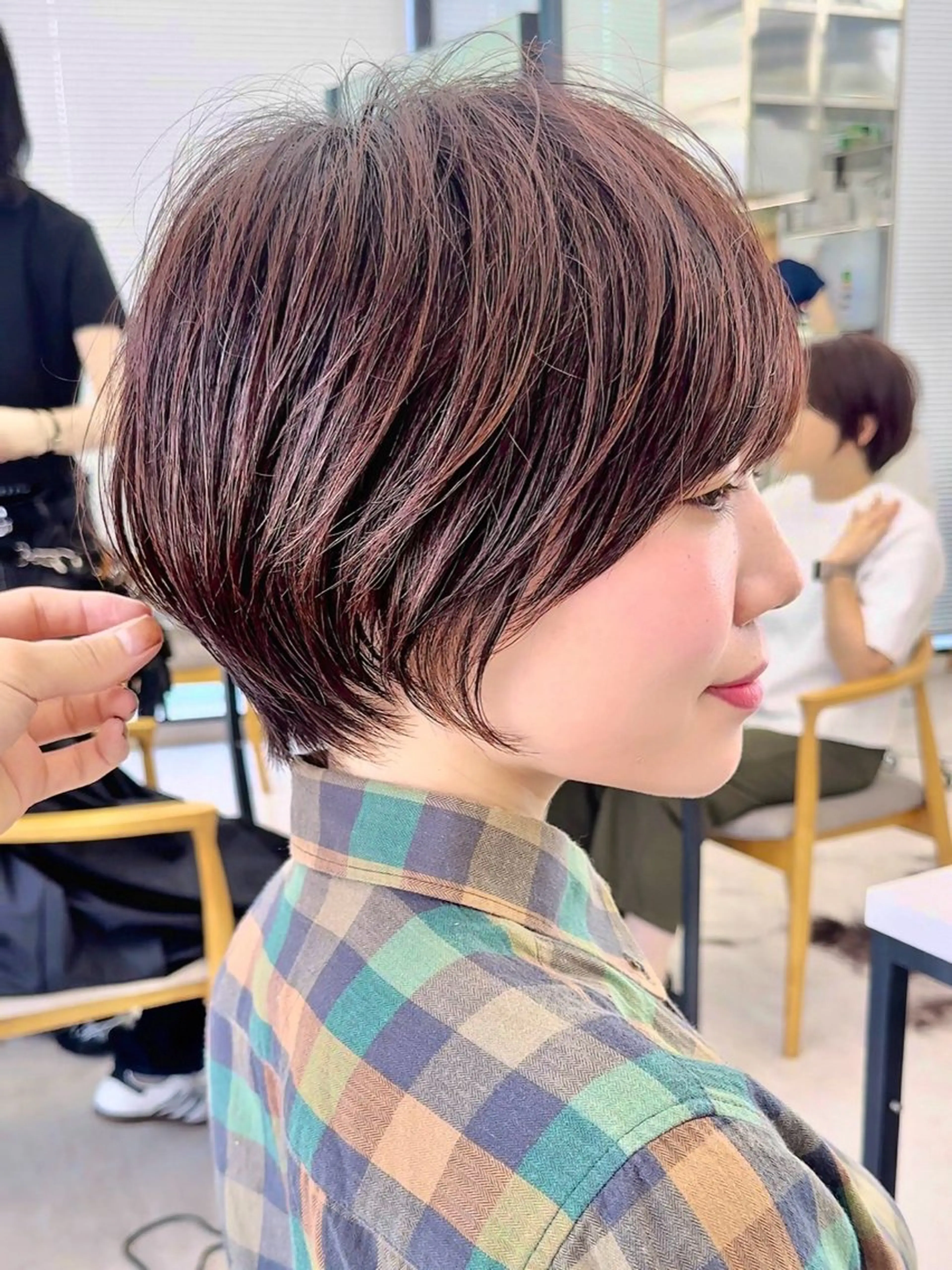 ショート カラー ショートヘア カット ヘアカラー トリートメント 名古屋/ショート/ ボブ/ヘアアレンジのヘアスタイル