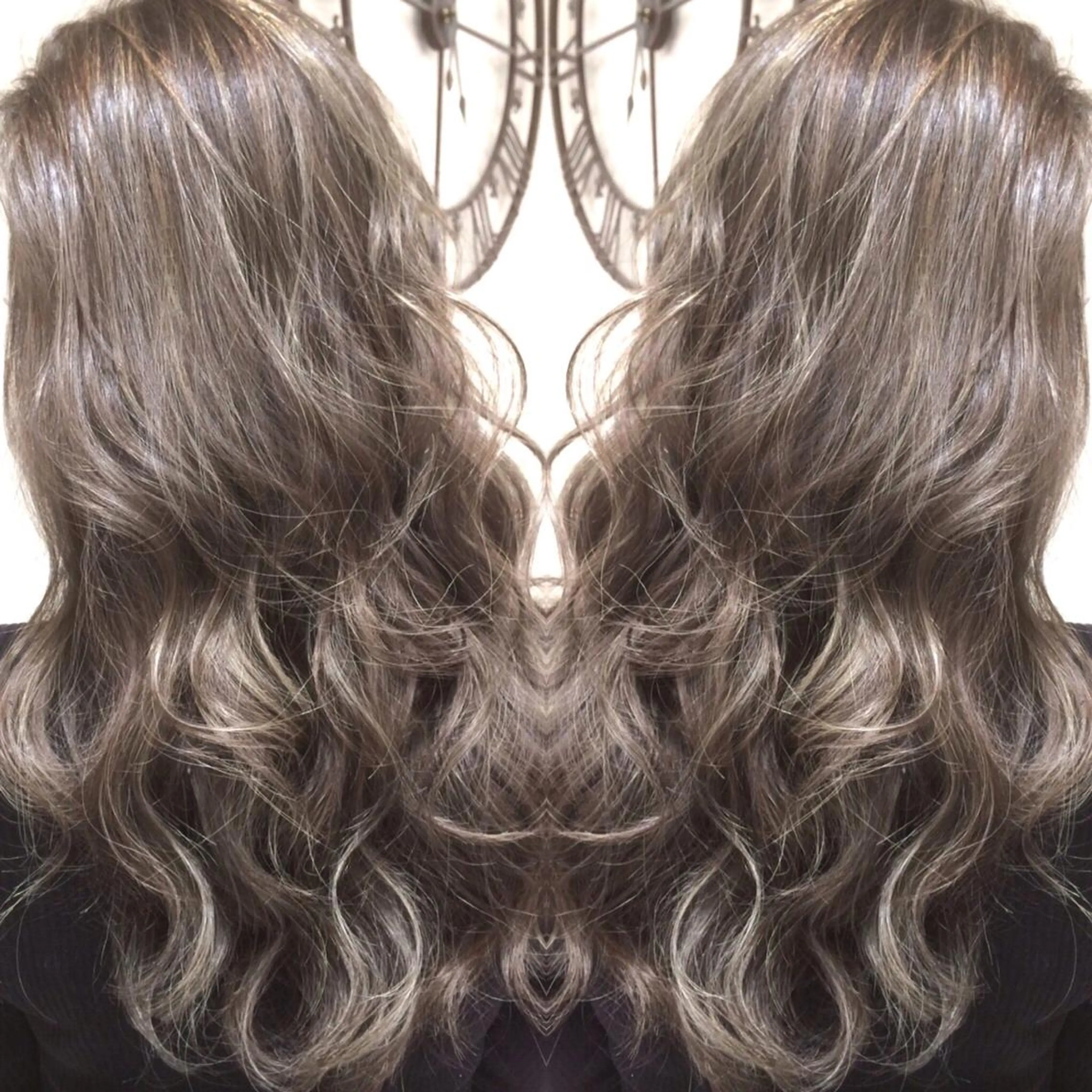 ロング カラー ハイライトカラー 3Dハイライト ハイライト ヘアカラー トリートメント 井上 一平のヘアスタイル