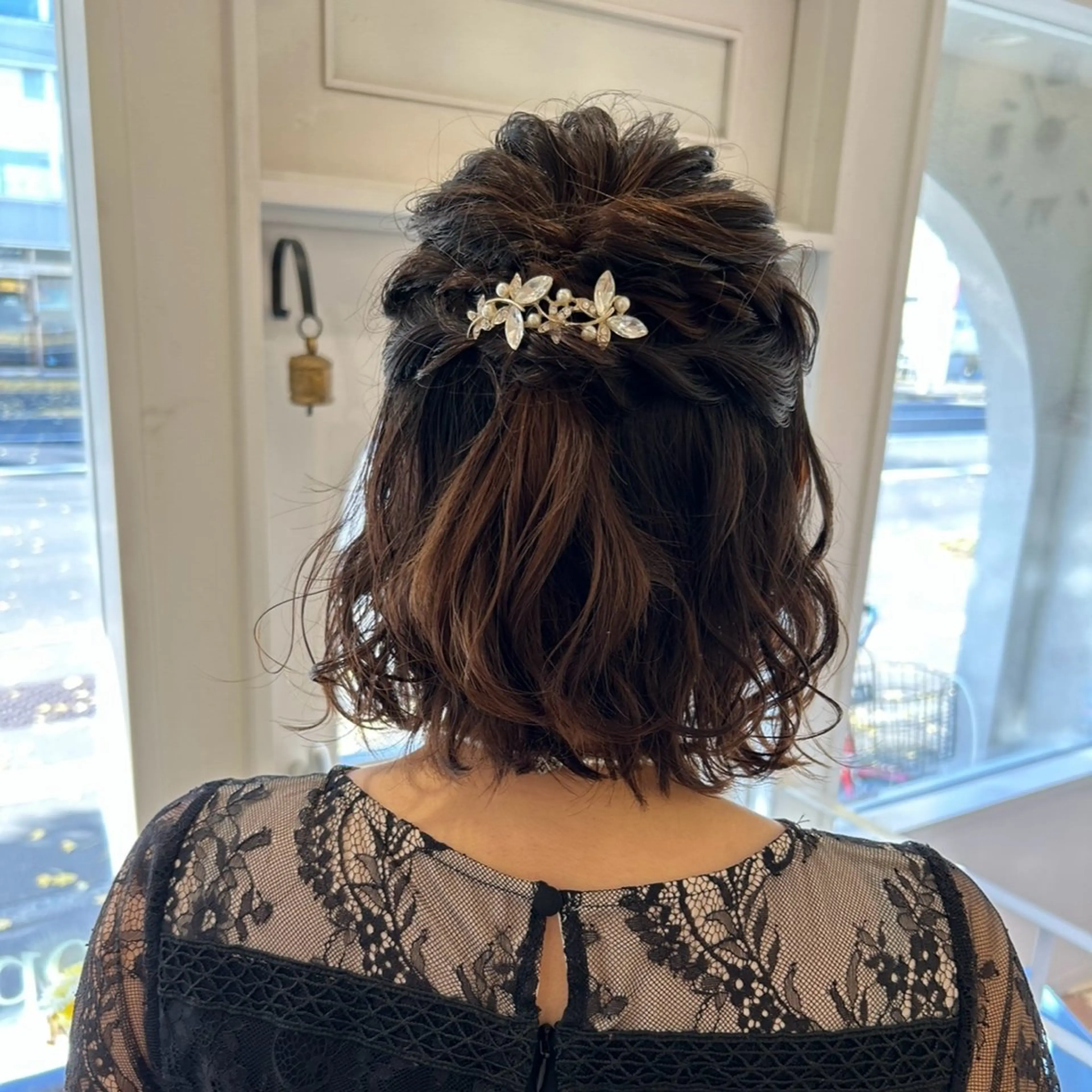 ヘアセット【ハーフアップ】の写真