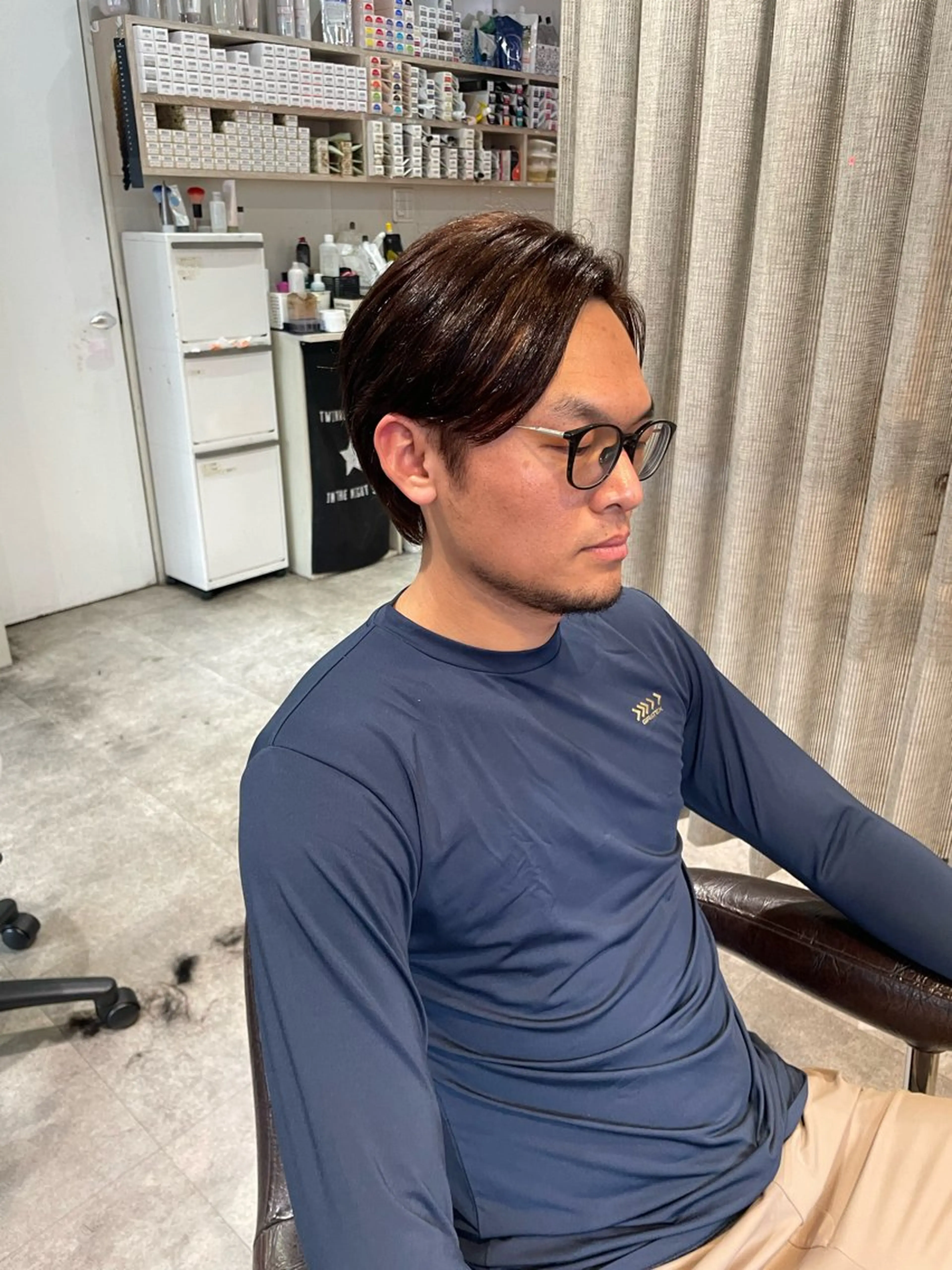 カラー メンズ ブラウンカラー カット ヘアカラー トリートメント 髪質改善/Bloss om🌷高橋沙衣のヘアスタイル