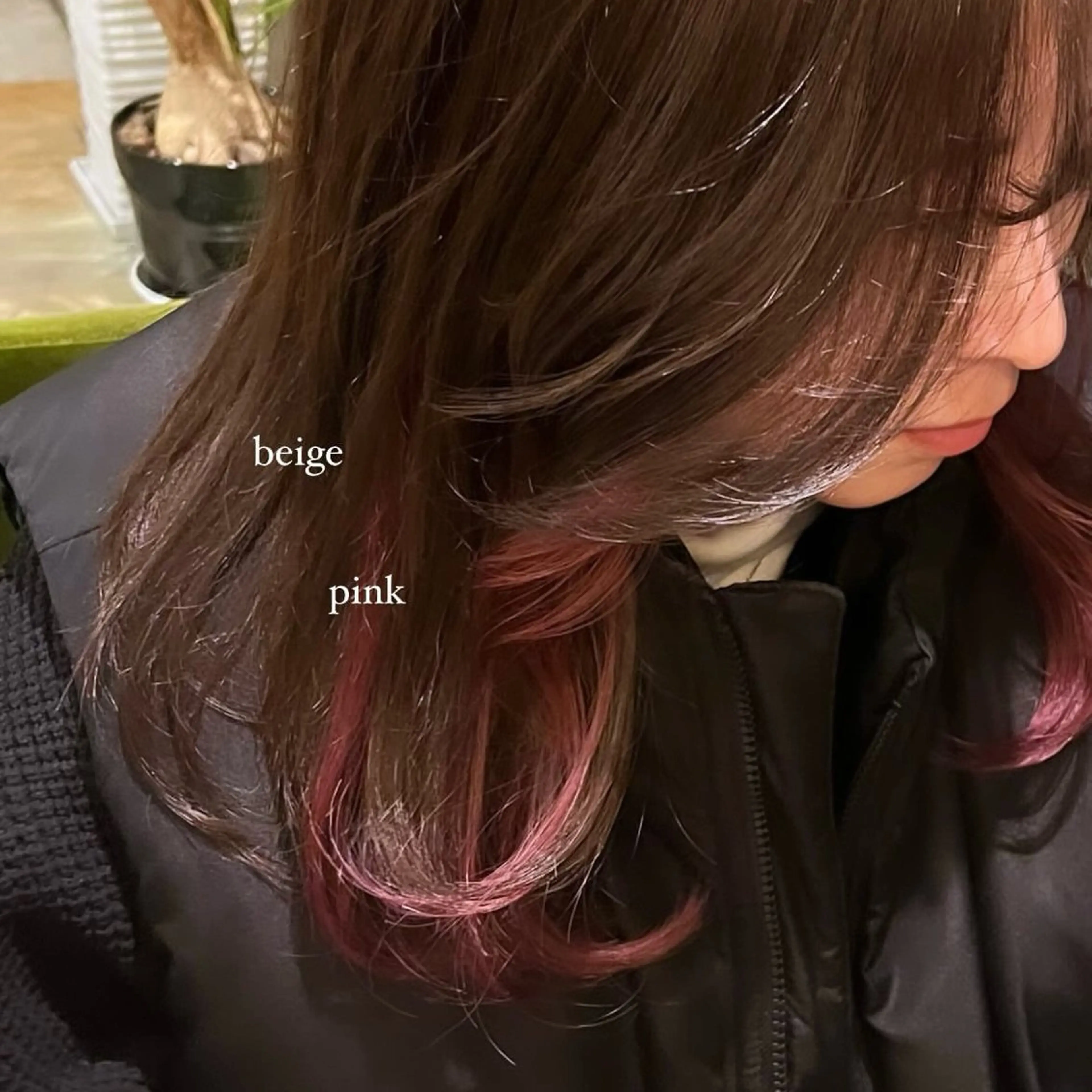 セミロング カラー an.nico所属・レイヤー/透明感艶 カラー丸山ななほのヘアスタイル