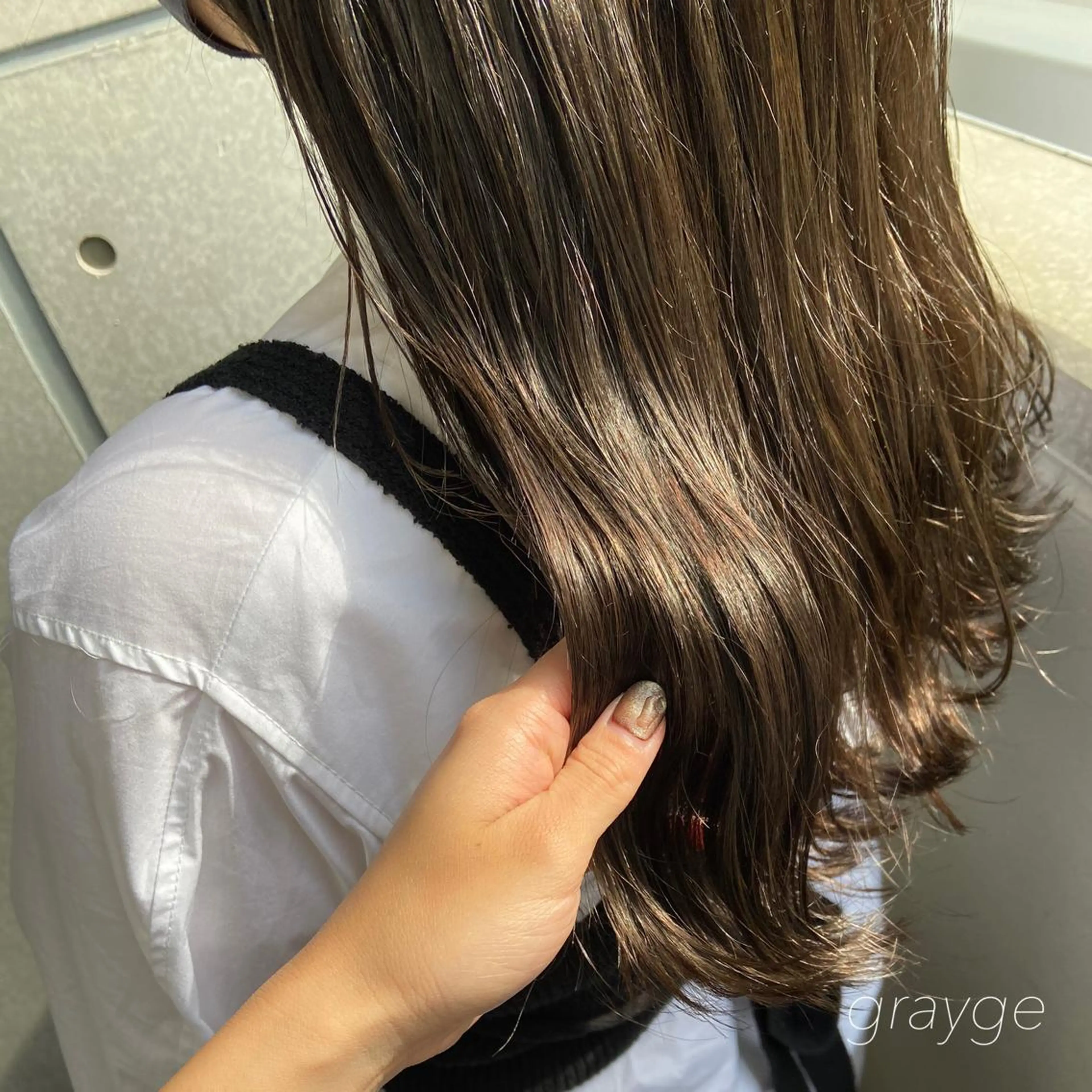 ロング カラー パーマ ヘアアレンジ メンズ キッズ ネイル マツエク・マツパ 横浜Bob美容師🤎 ERINAのヘアスタイル