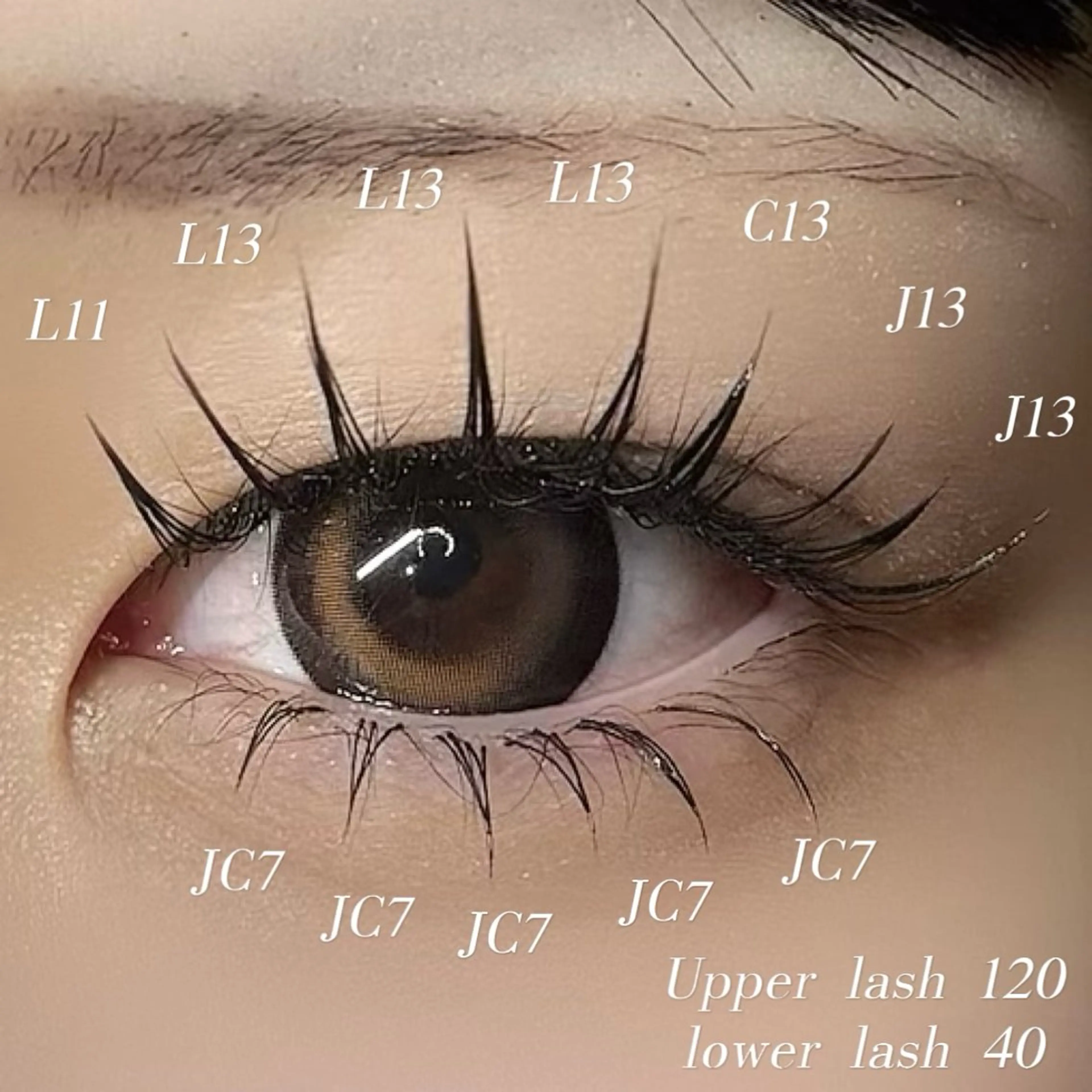 マツエク・マツパ マツエク 🩰yuri🩰 似合わせ/束感のマツエク・マツパデザイン