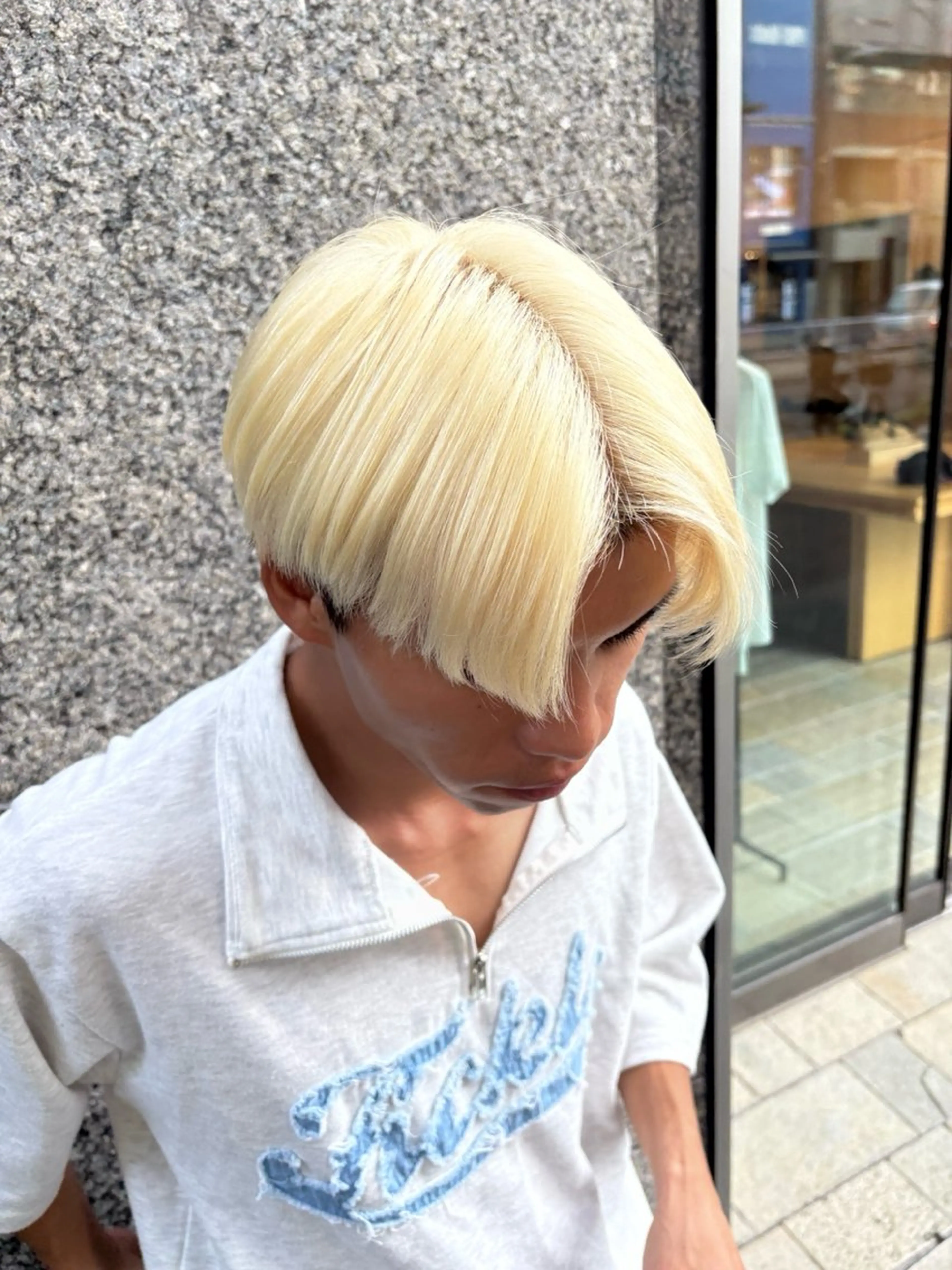 メンズ 渋谷ハイトーン/ まぉまぉのヘアスタイル