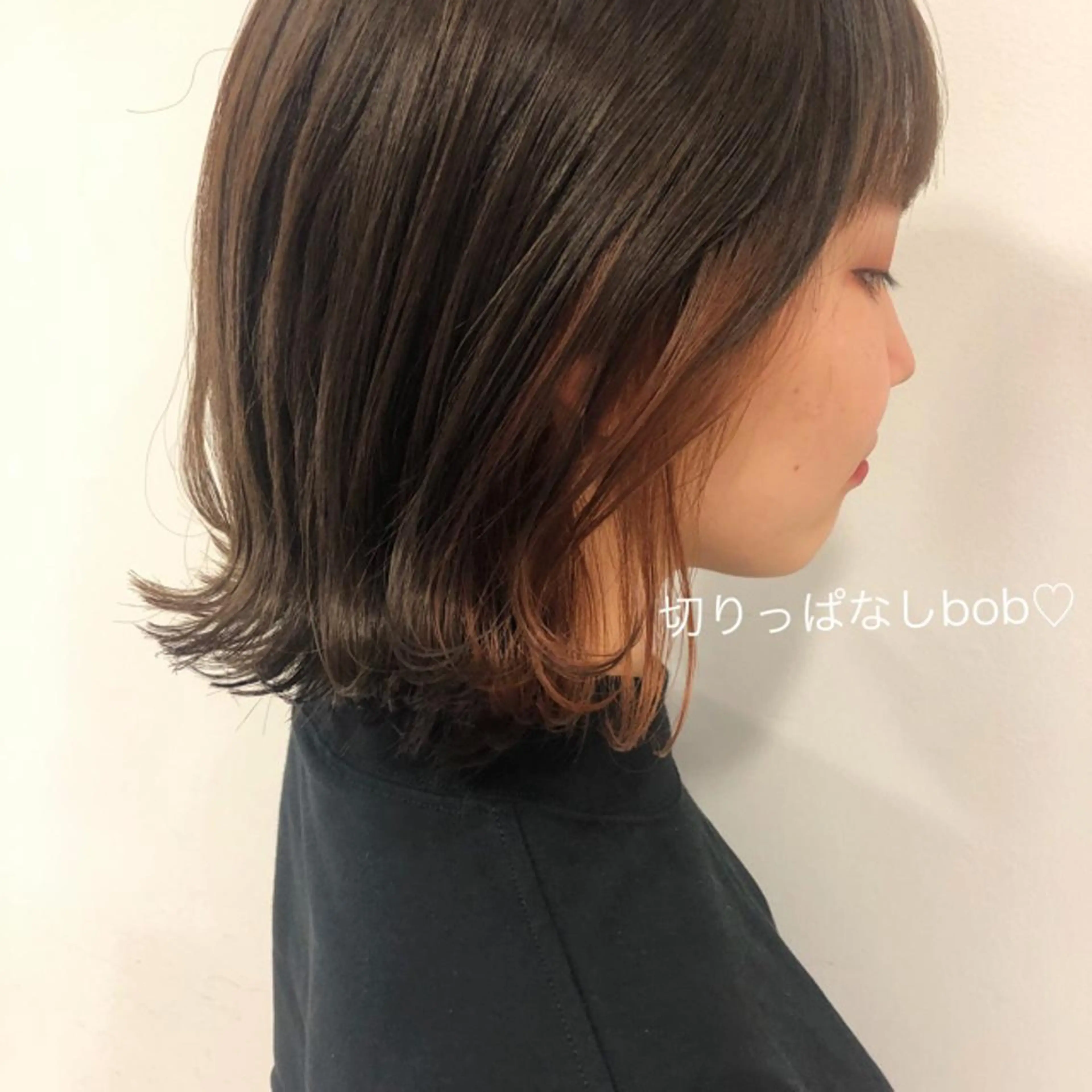 ミディアム カラー GLROW haruhiのヘアスタイル