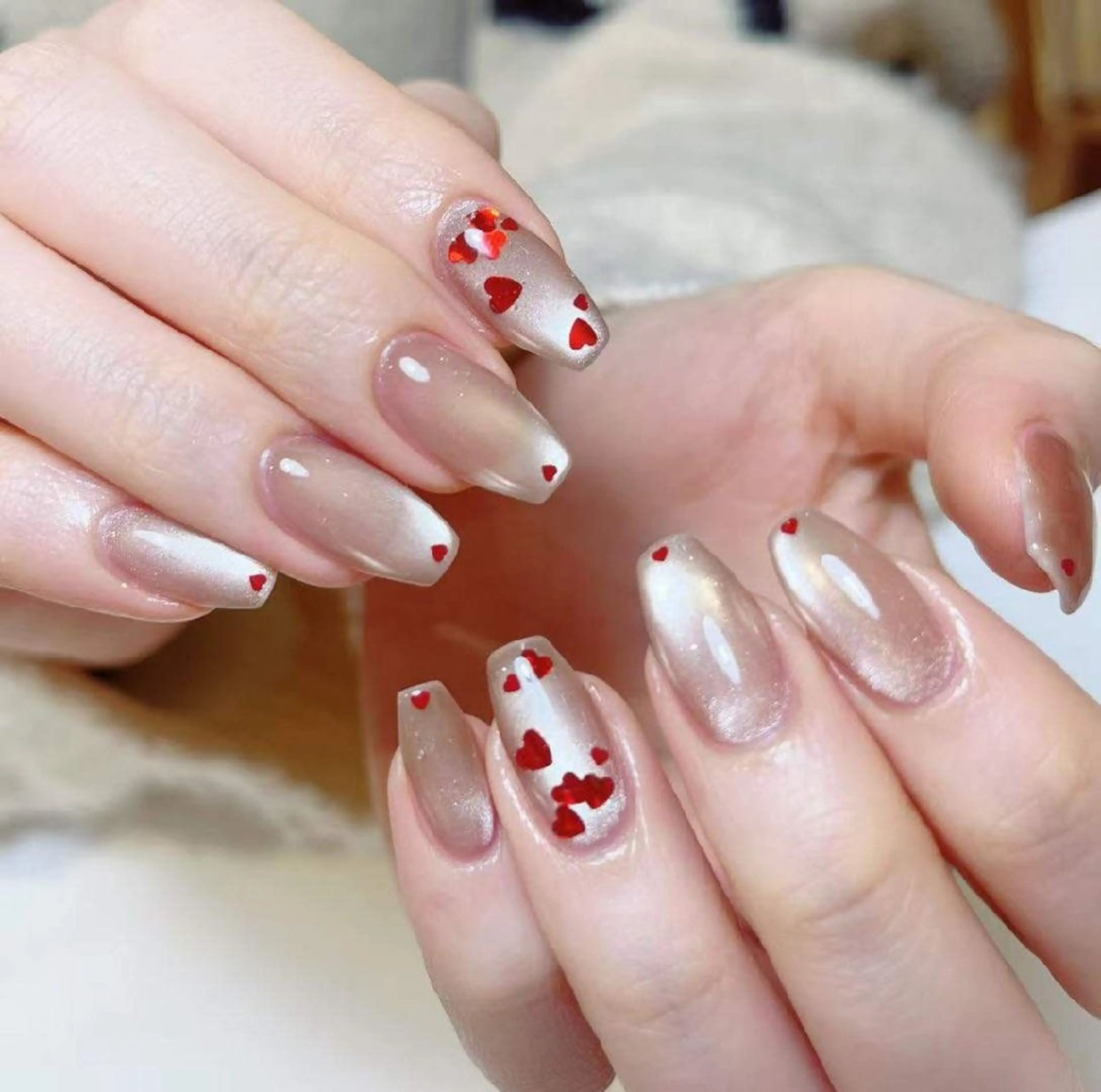 ネイル アートネイル チークネイル 長さ出し フットネイル フレンチネイル ハンドネイル RiRi  ネイルサロンのネイルデザイン