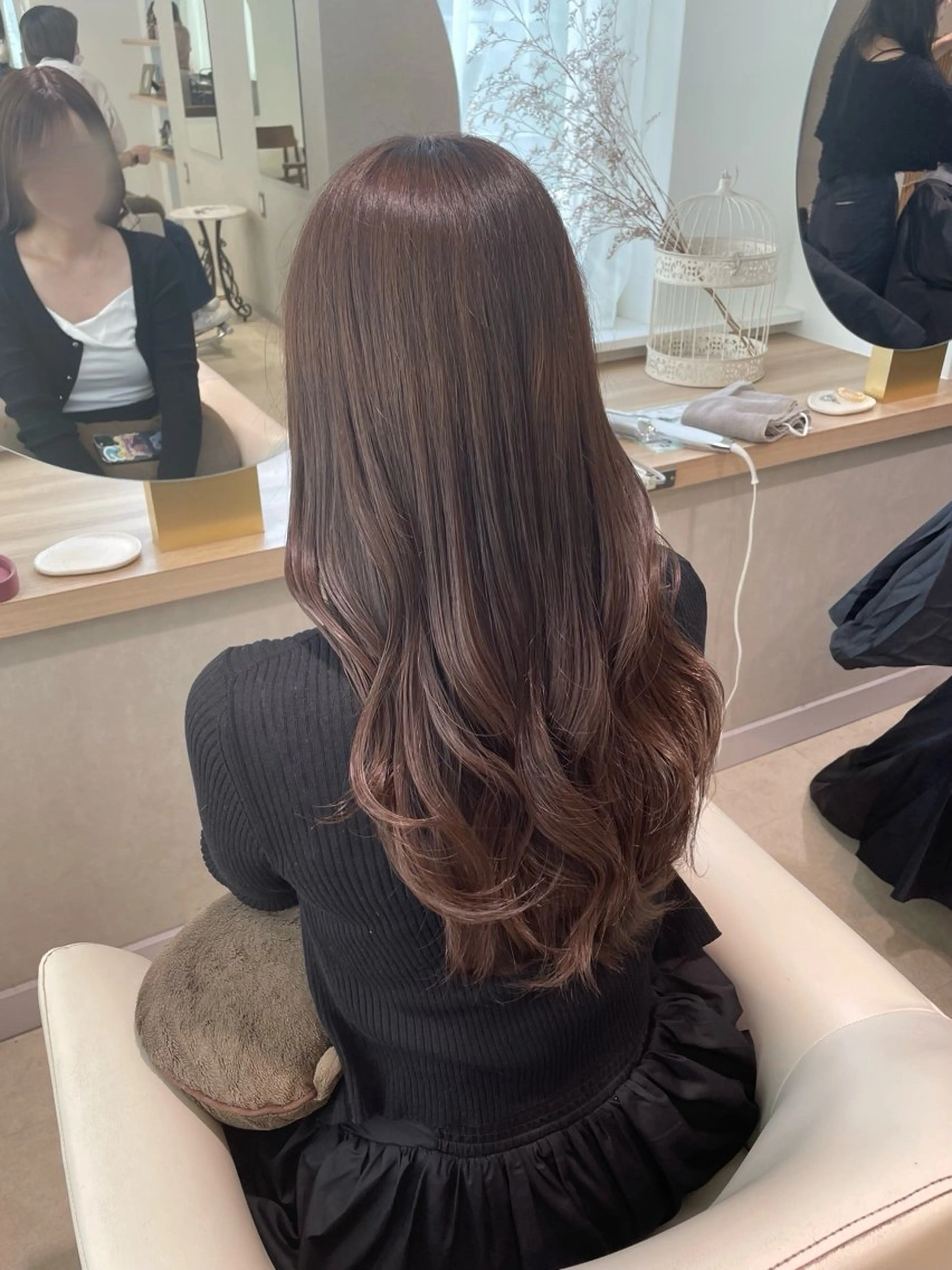 カット＋透明感カラー+トリートメントの写真