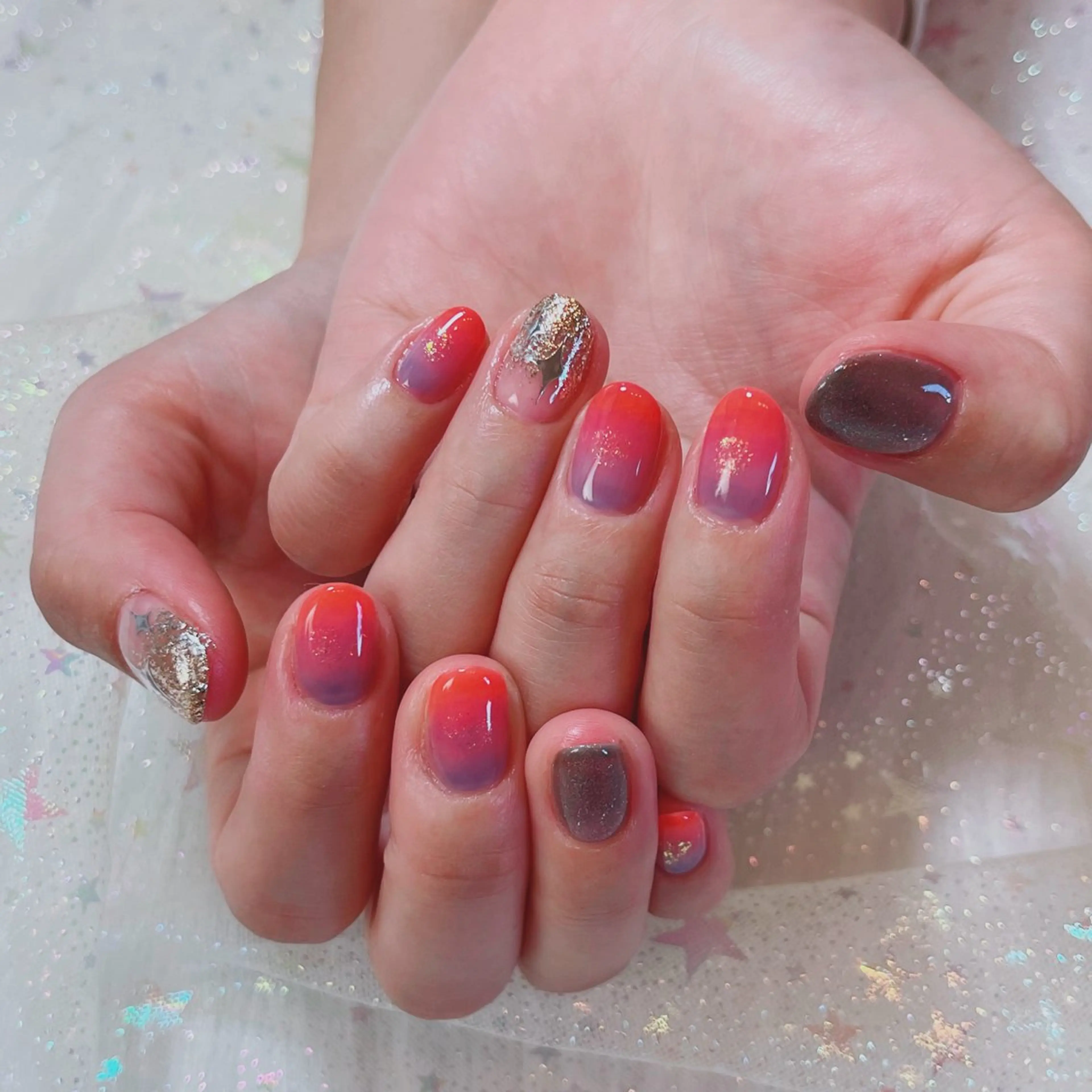 ネイル グラデーション ruirui.naildesign所属・RUI ☆のネイルデザイン