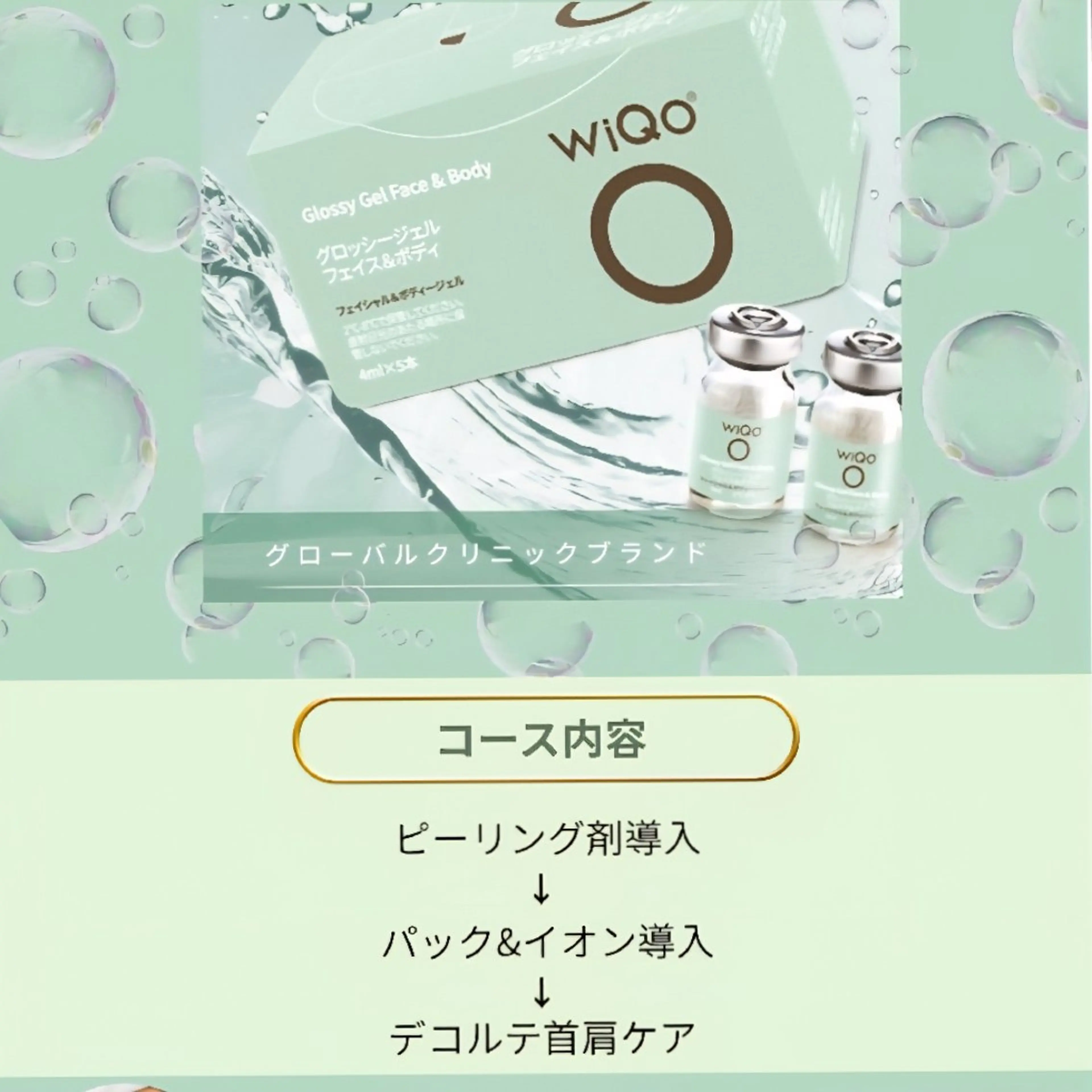 医療レベル同等の効果💙WiQo水光ピールの写真