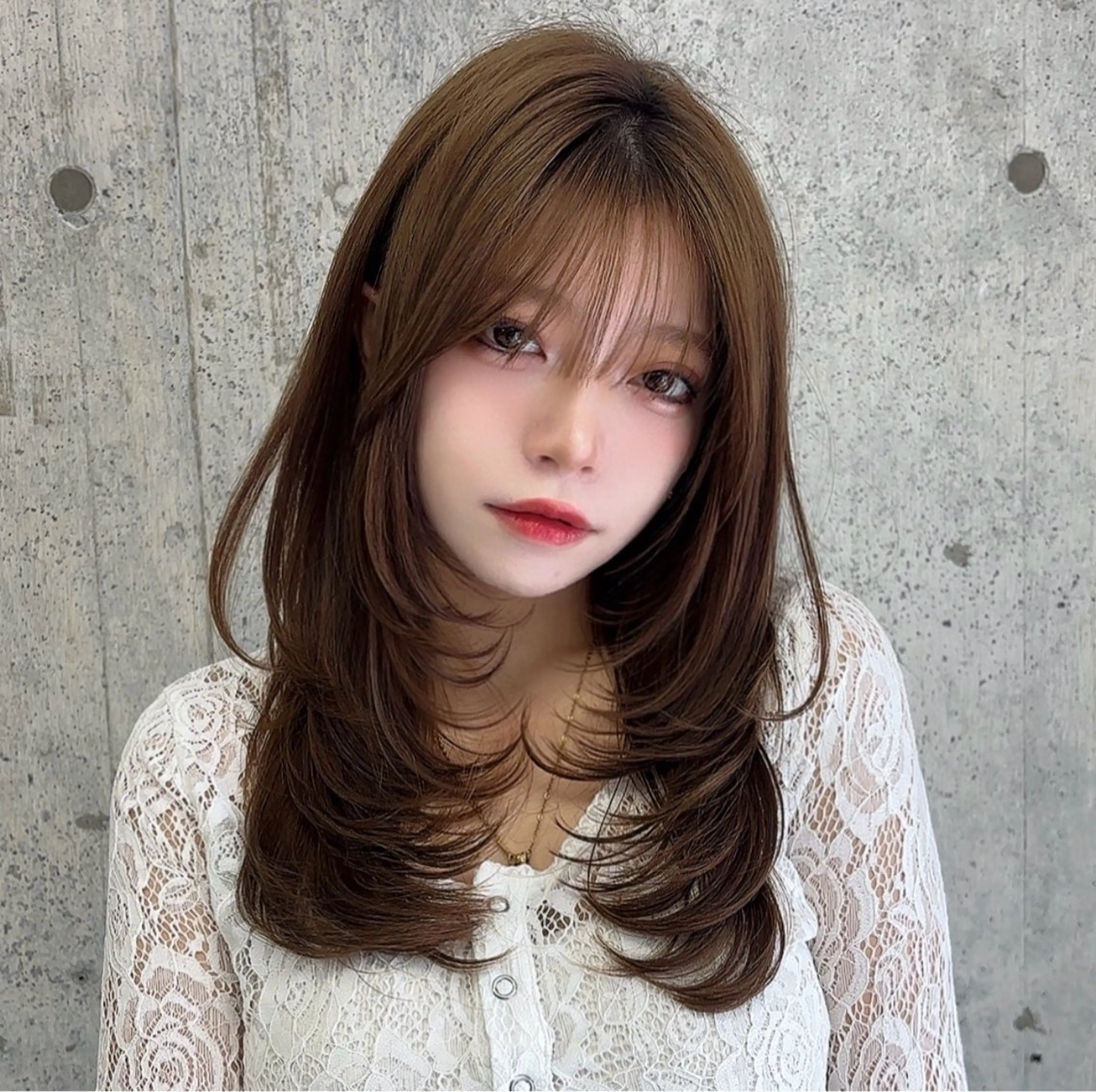 ロング カット ヘアカラー 縮毛矯正/レイヤー 松田空優哉のヘアスタイル