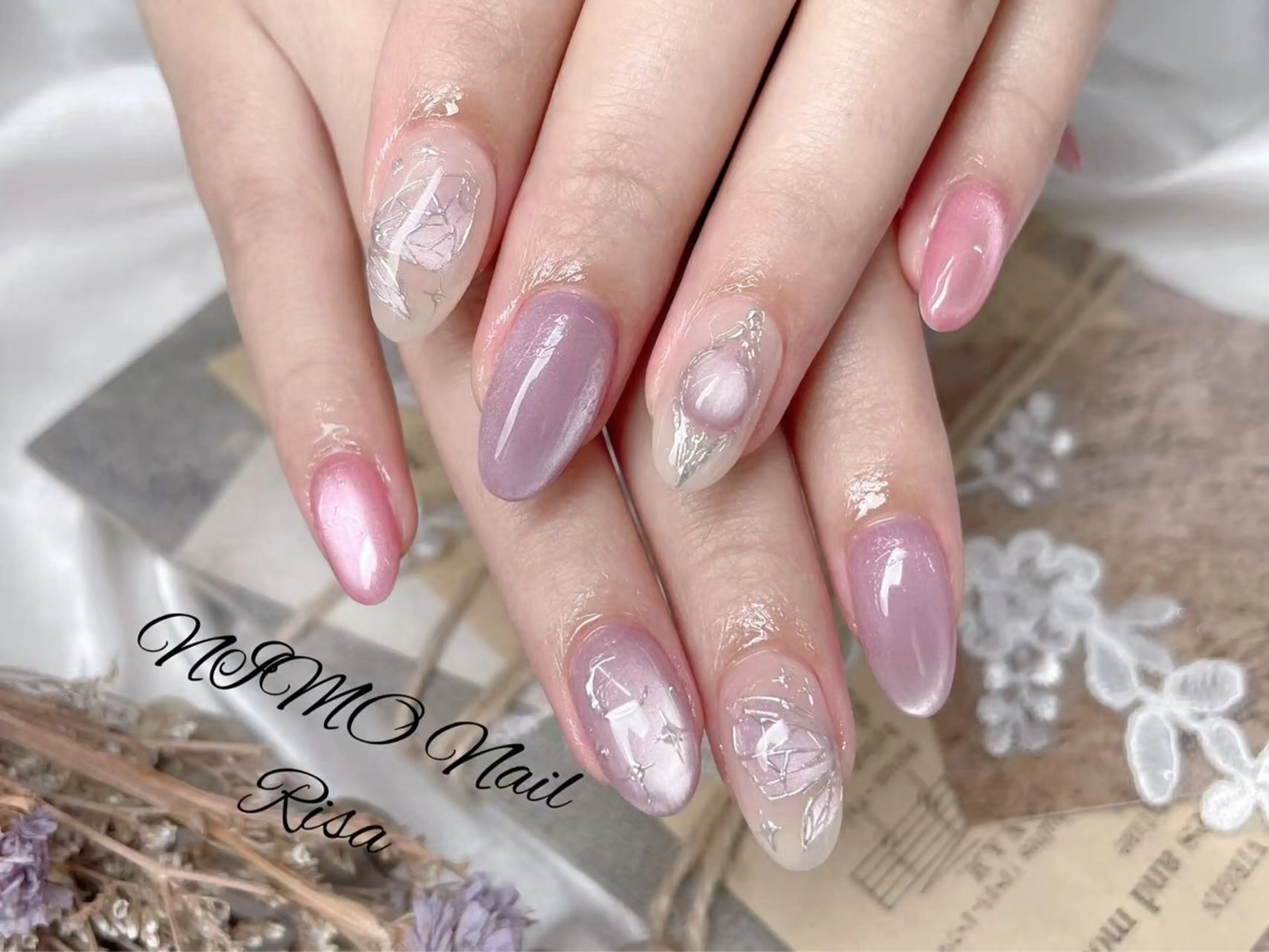 ネイル クリアネイル 長さ出し フットネイル フレンチネイル ジェルネイル ハンドネイル RI SA☀️ リサのネイルデザイン