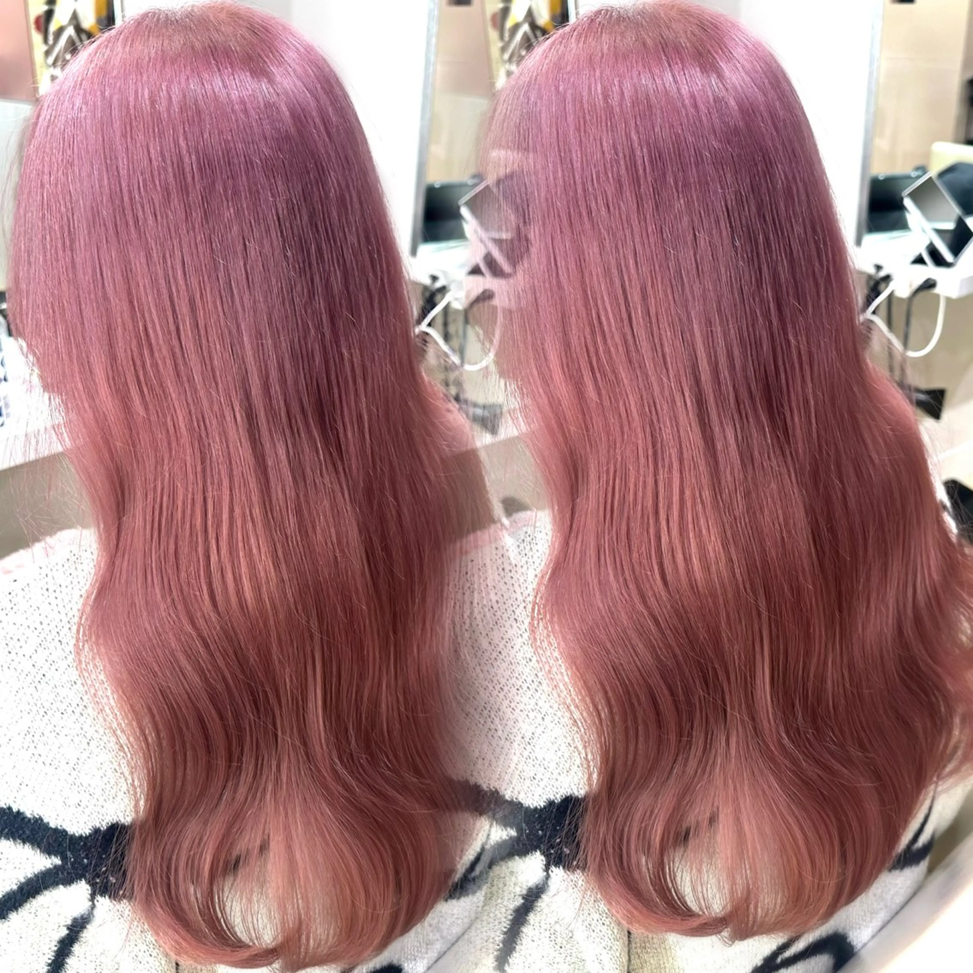 ロング ヘアカラー トリートメント 🎀艶髪/韓国❤︎ 新宿Kanaのヘアスタイル