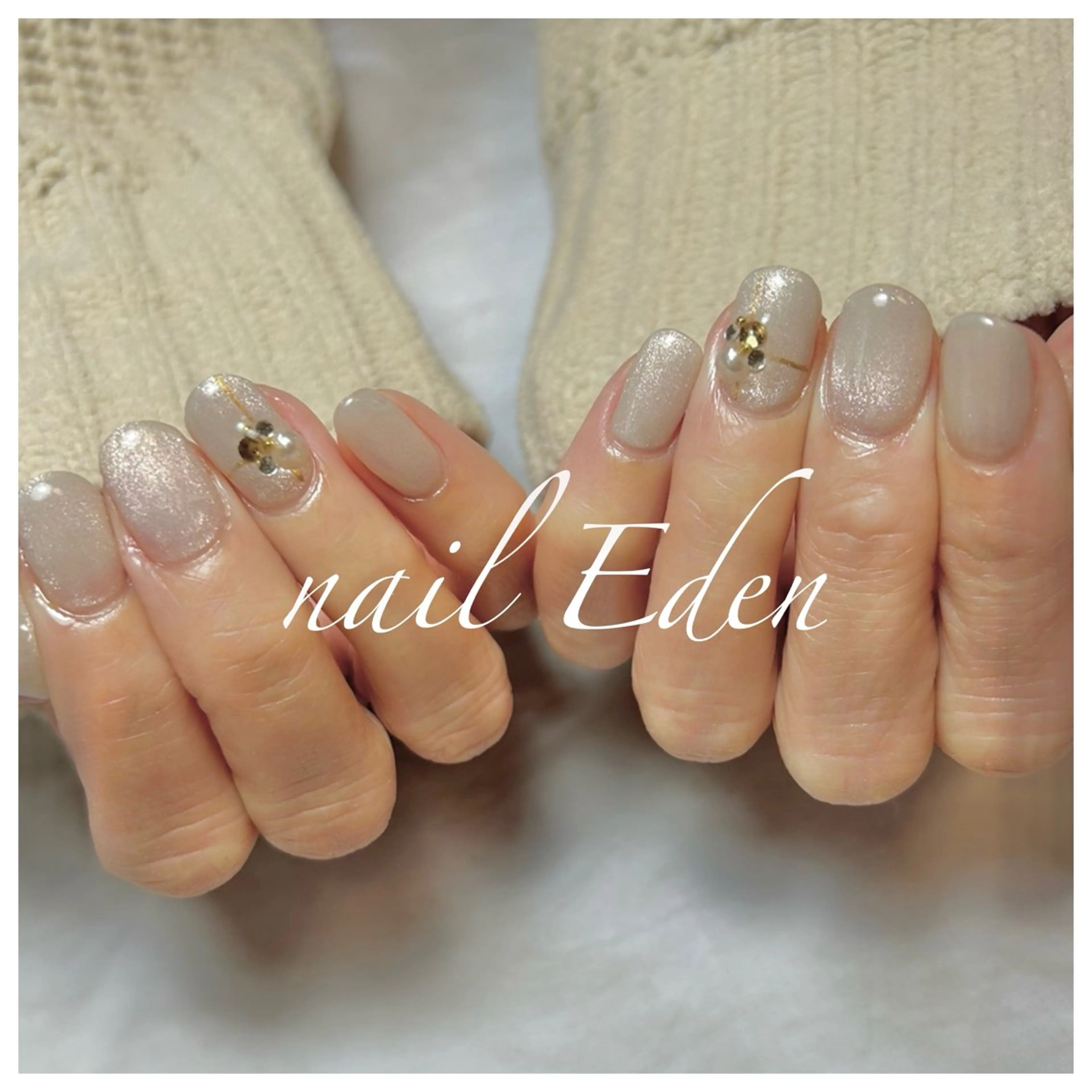 ネイル 持ち込み ハンドネイル ハンドケア Eden　private nail saron所属・Eden ♾️のネイルデザイン