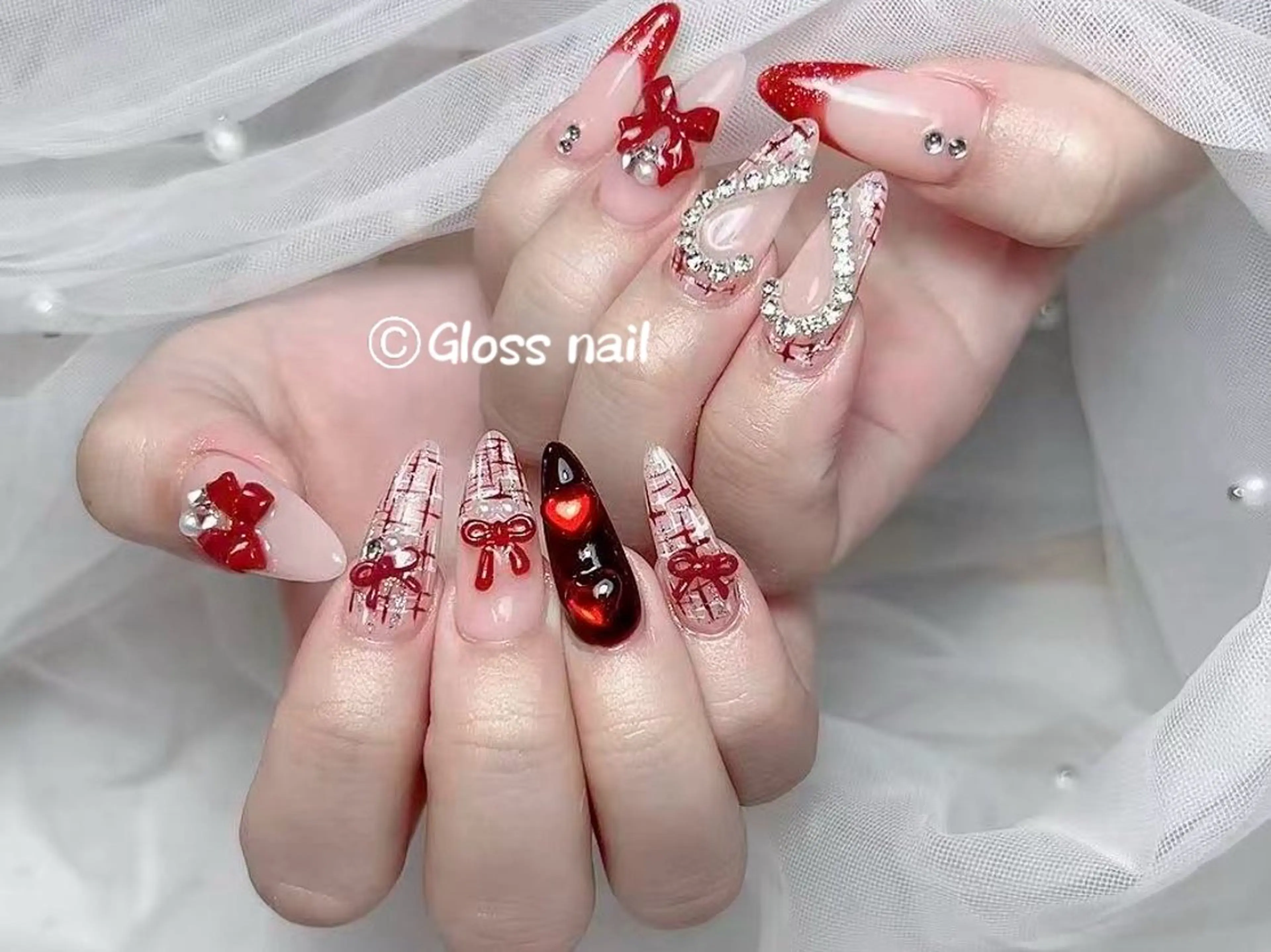 ネイル Gloss nail salonジェル&長さだし専門店所属・Meri💅ジェル& チップ長さだし専門のネイルデザイン