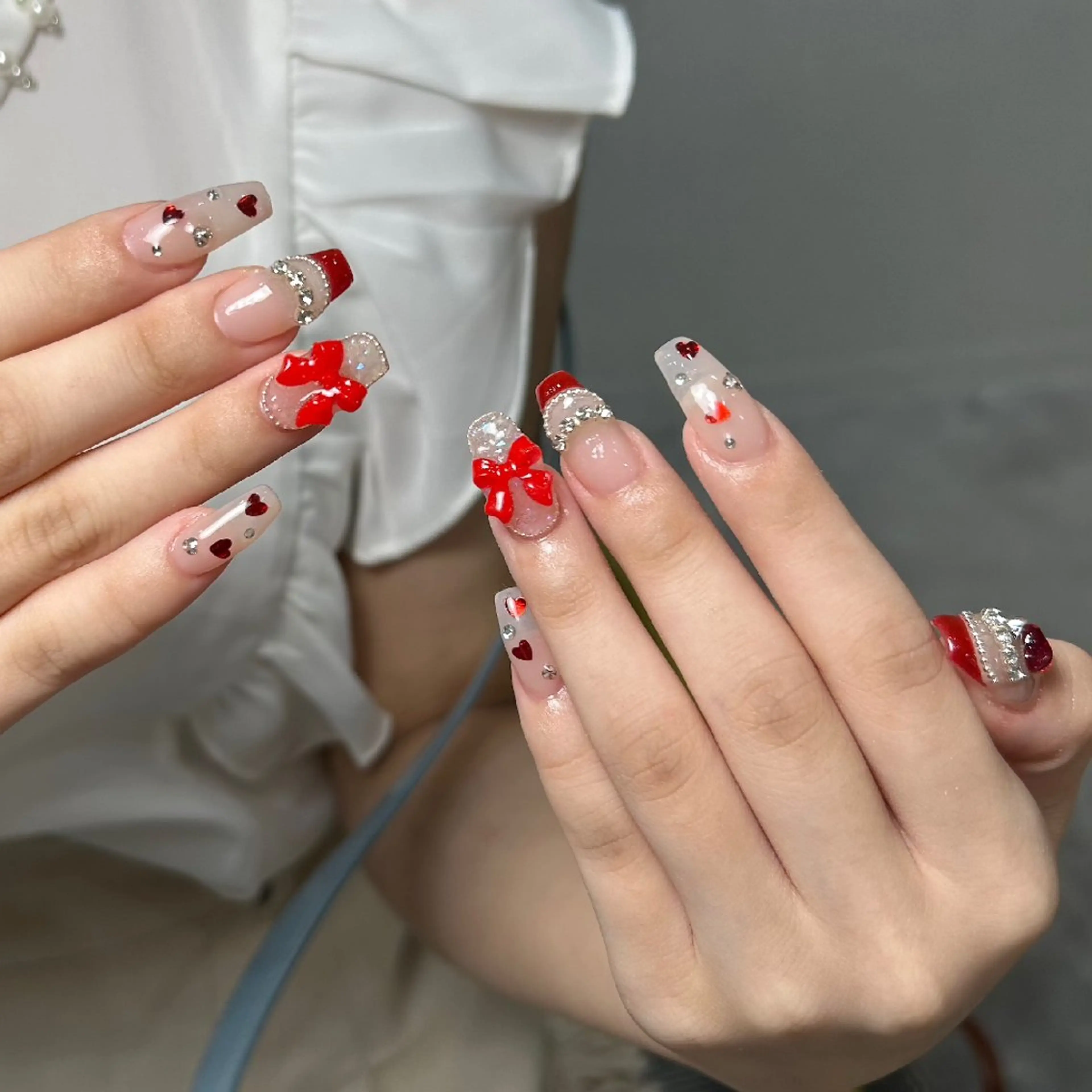 ネイル アートネイル フラワーネイル フットネイル ジェルネイル ガーリー UM Nail Salonのネイルデザイン