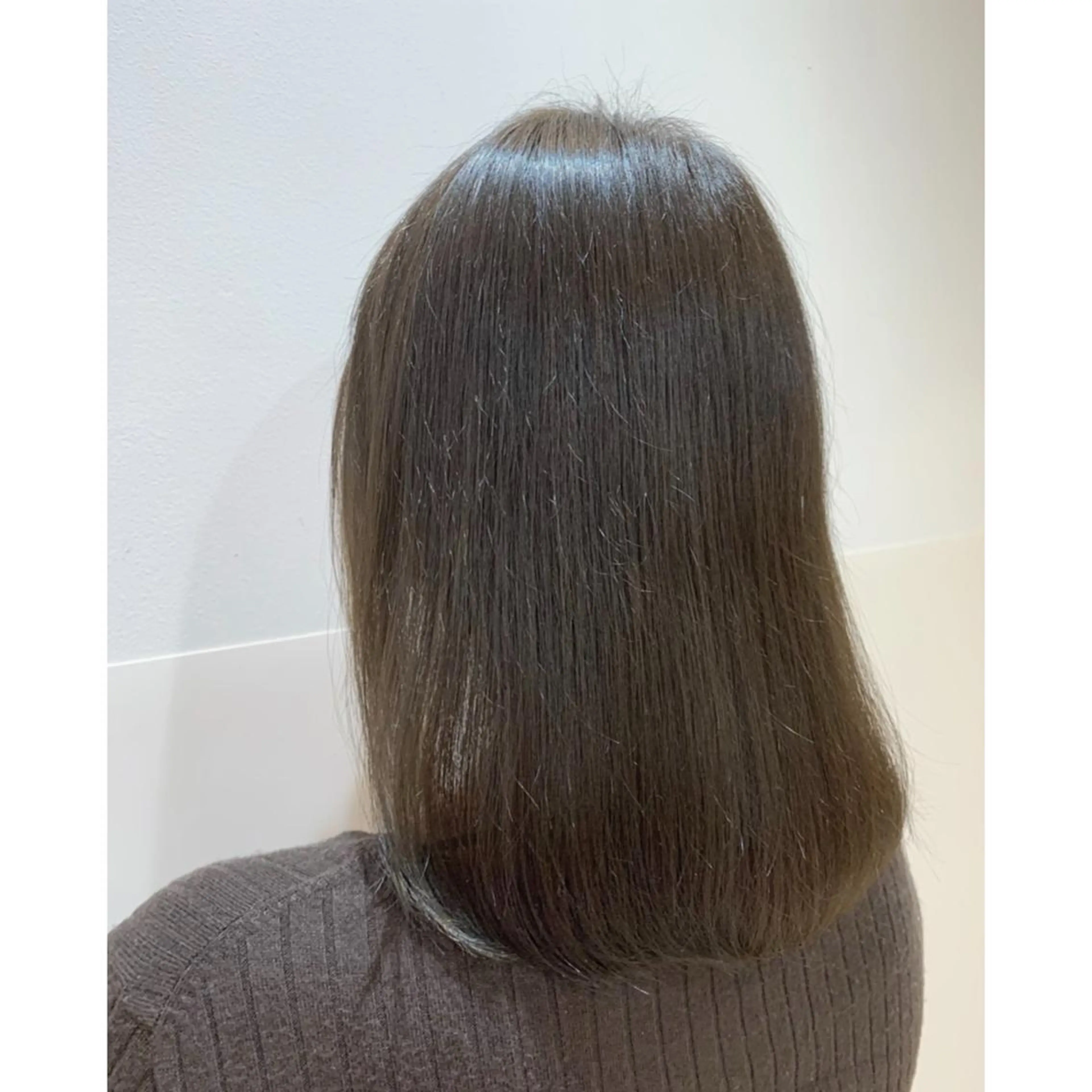 ミディアム カラー 韓国ヘア 🎀中川綾乃🎀のヘアスタイル