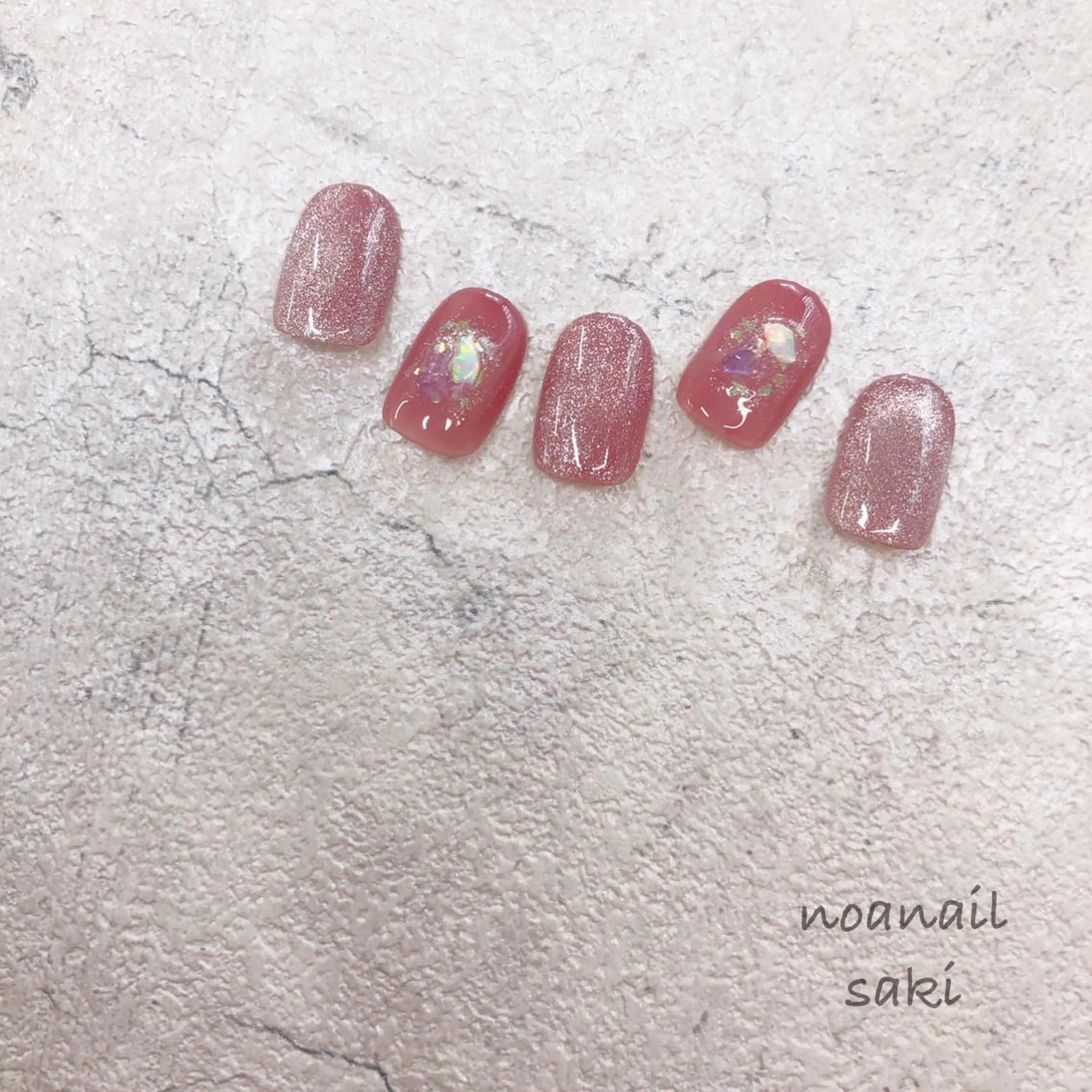 ショート カラー ネイル nailsalon noa所属・nailist sakiのネイルデザイン