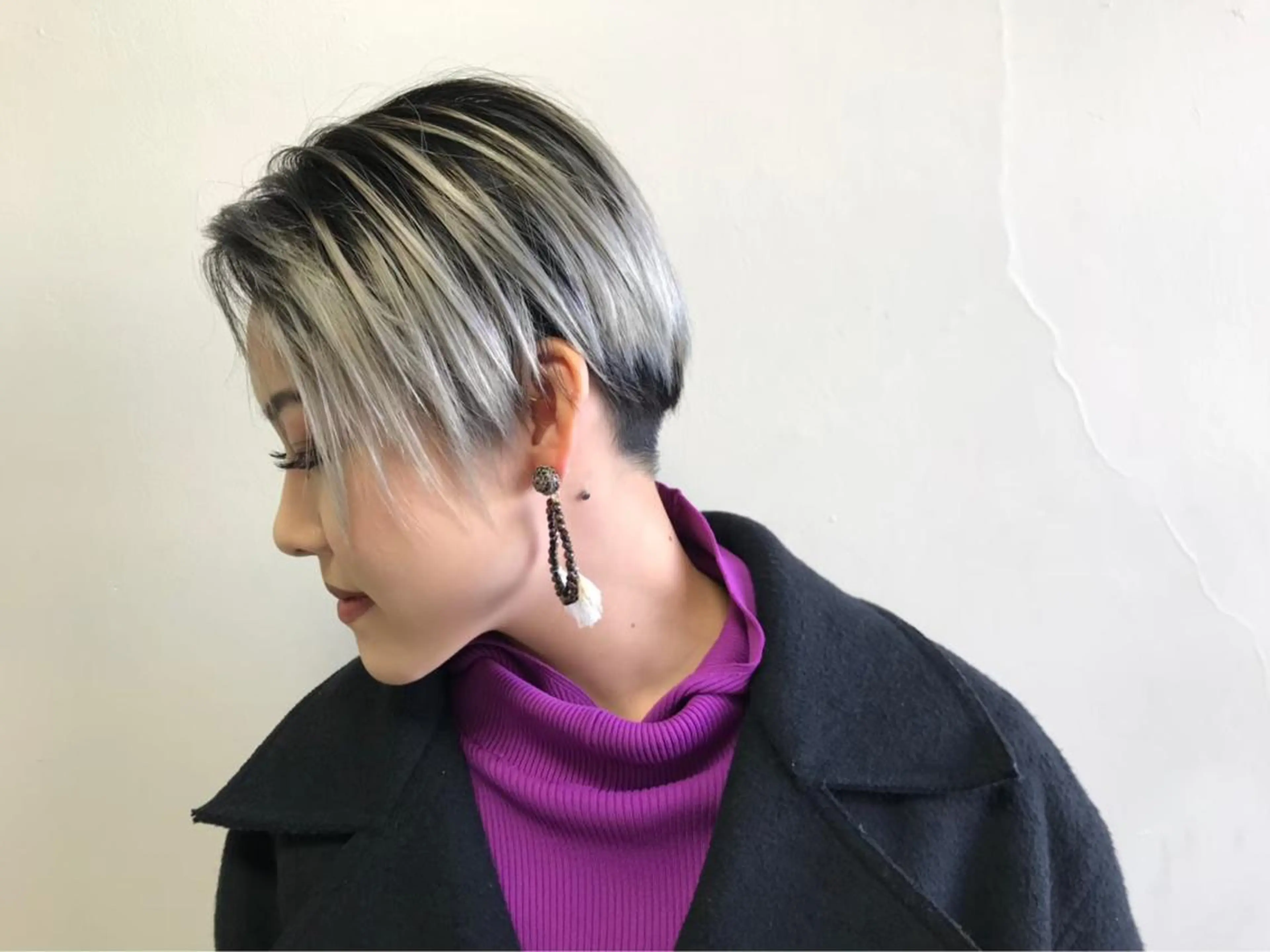 ショート カラー hair &eye LAWE.店長のヘアスタイル