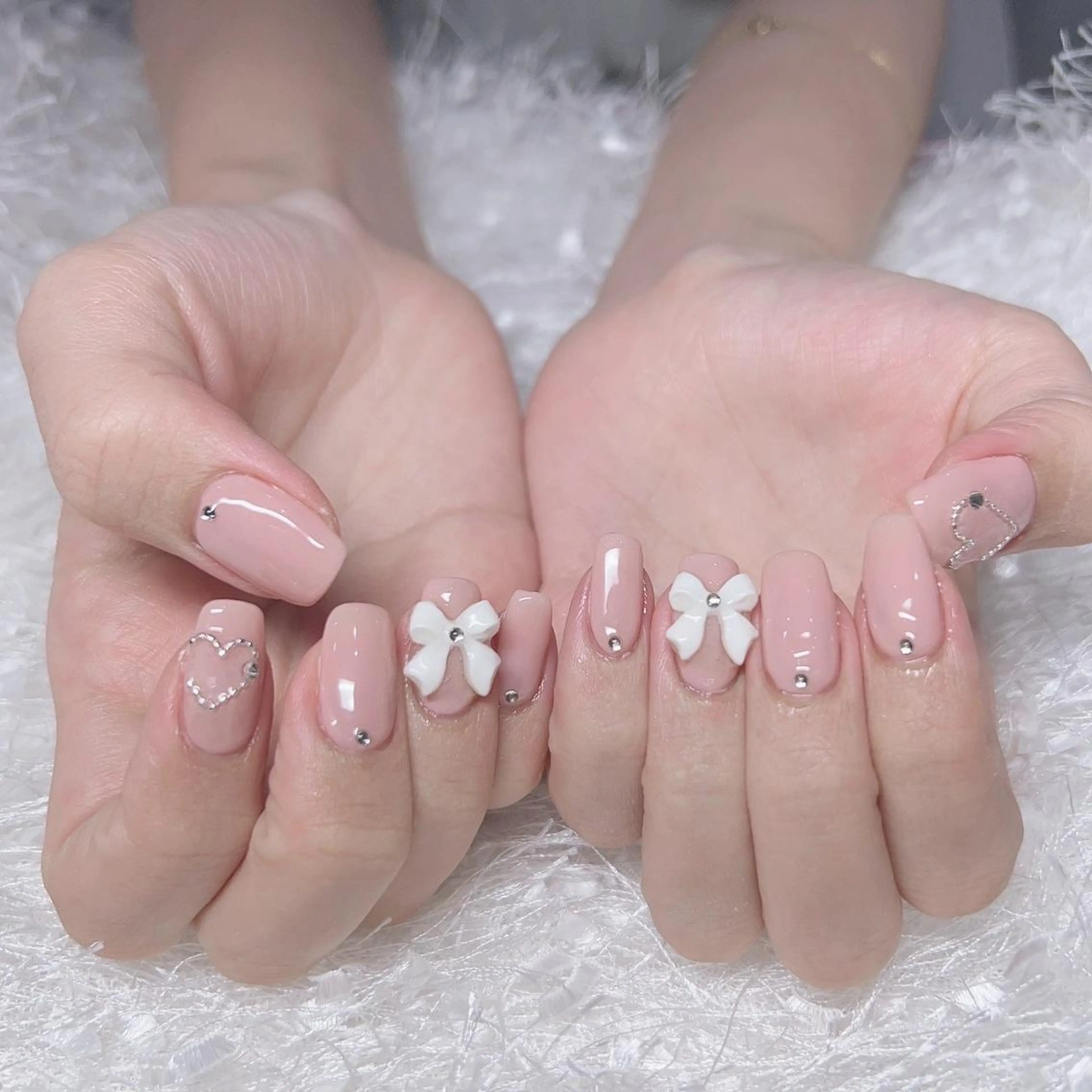 ネイル 長さ出し ジェルネイル グラデーション 韓国ネイル マグネットネイル ハンドネイル Nail&eye Belire 新宿のネイルデザイン