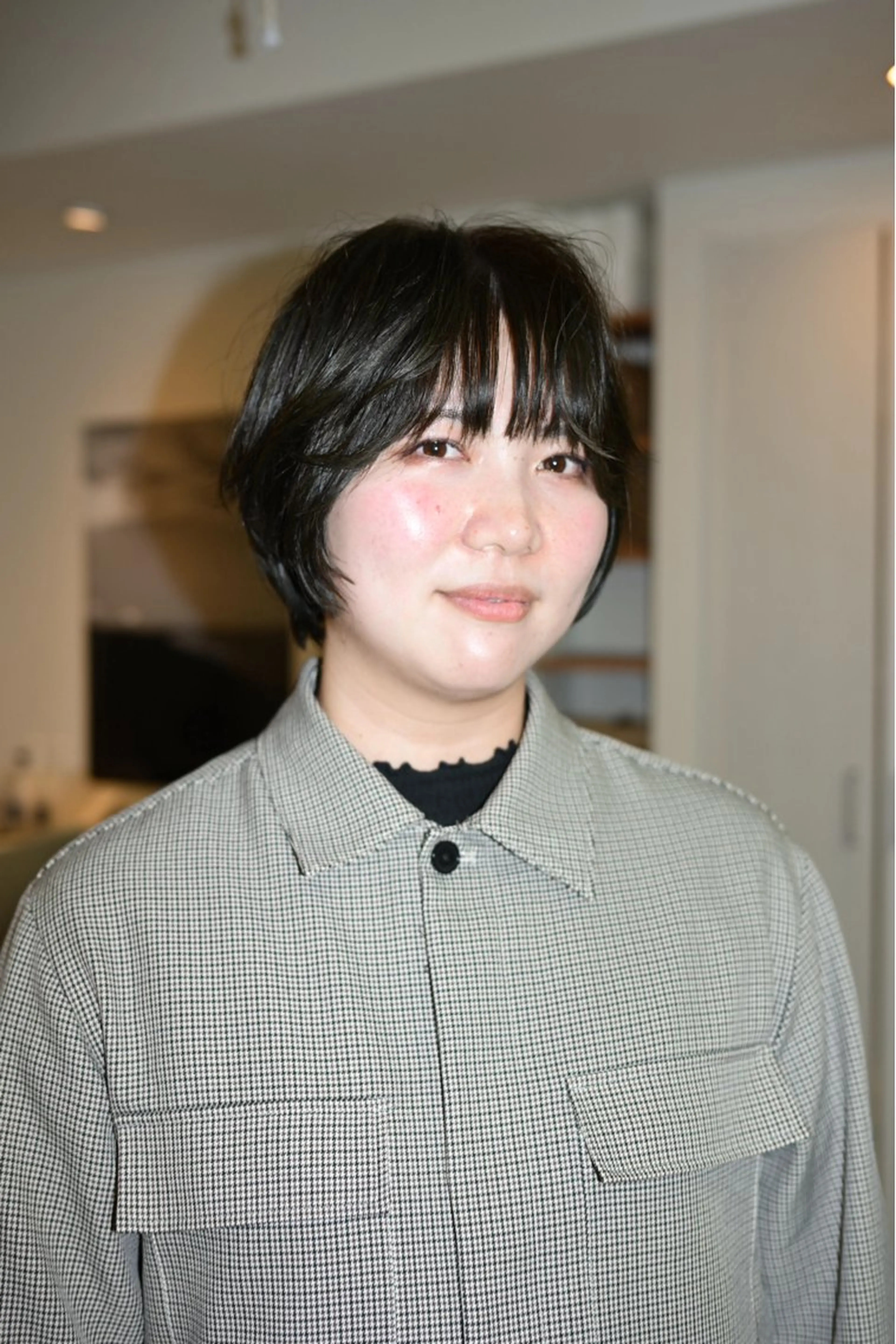 ショート カット ヘアカラー トリートメント ハッシュカット /レイヤー/大阪中津のヘアスタイル