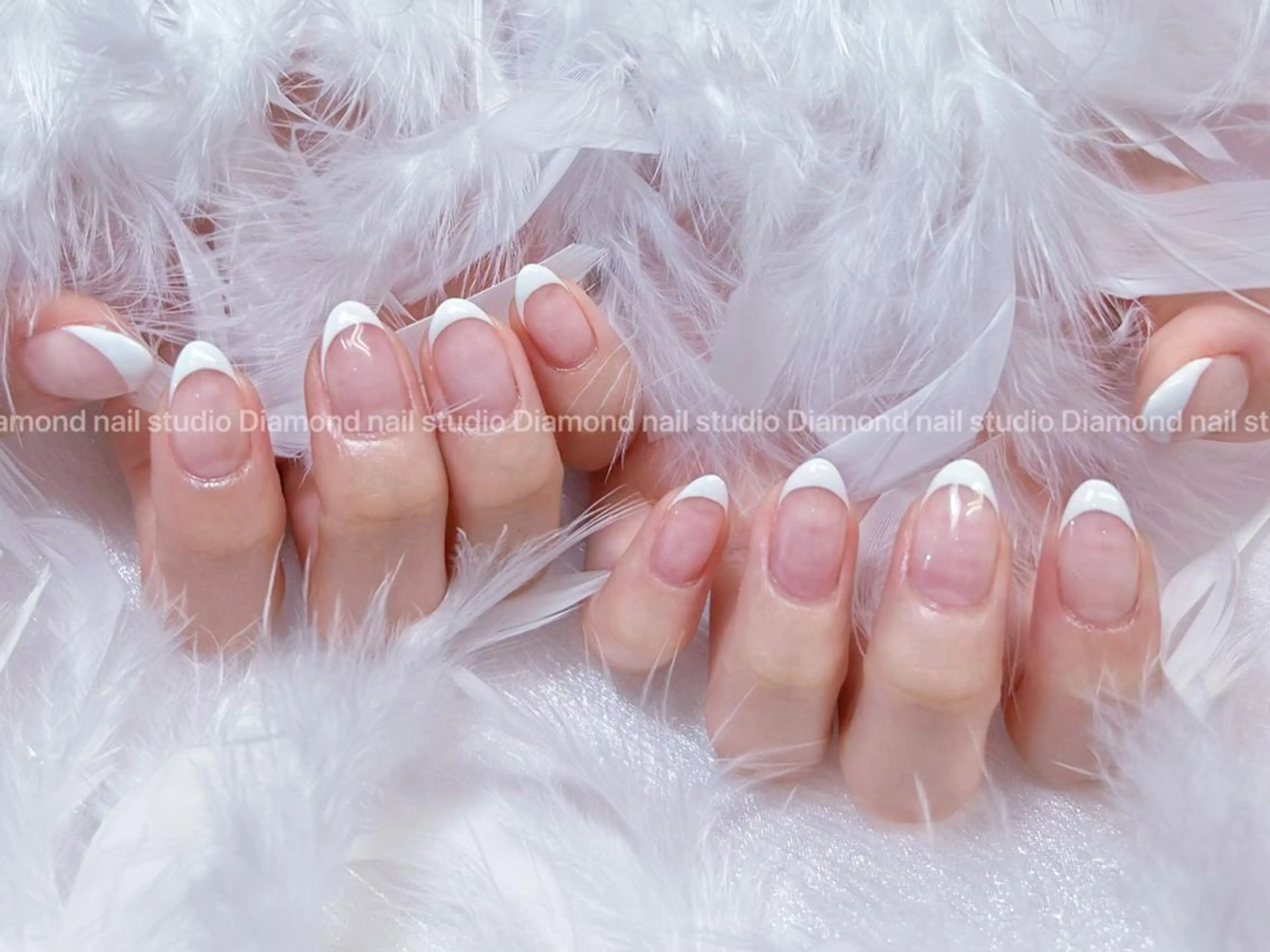 ネイル アートネイル オーロラネイル ガーリー キラキラネイル 韓国ネイル ハンドネイル Diamond ✨のネイルデザイン