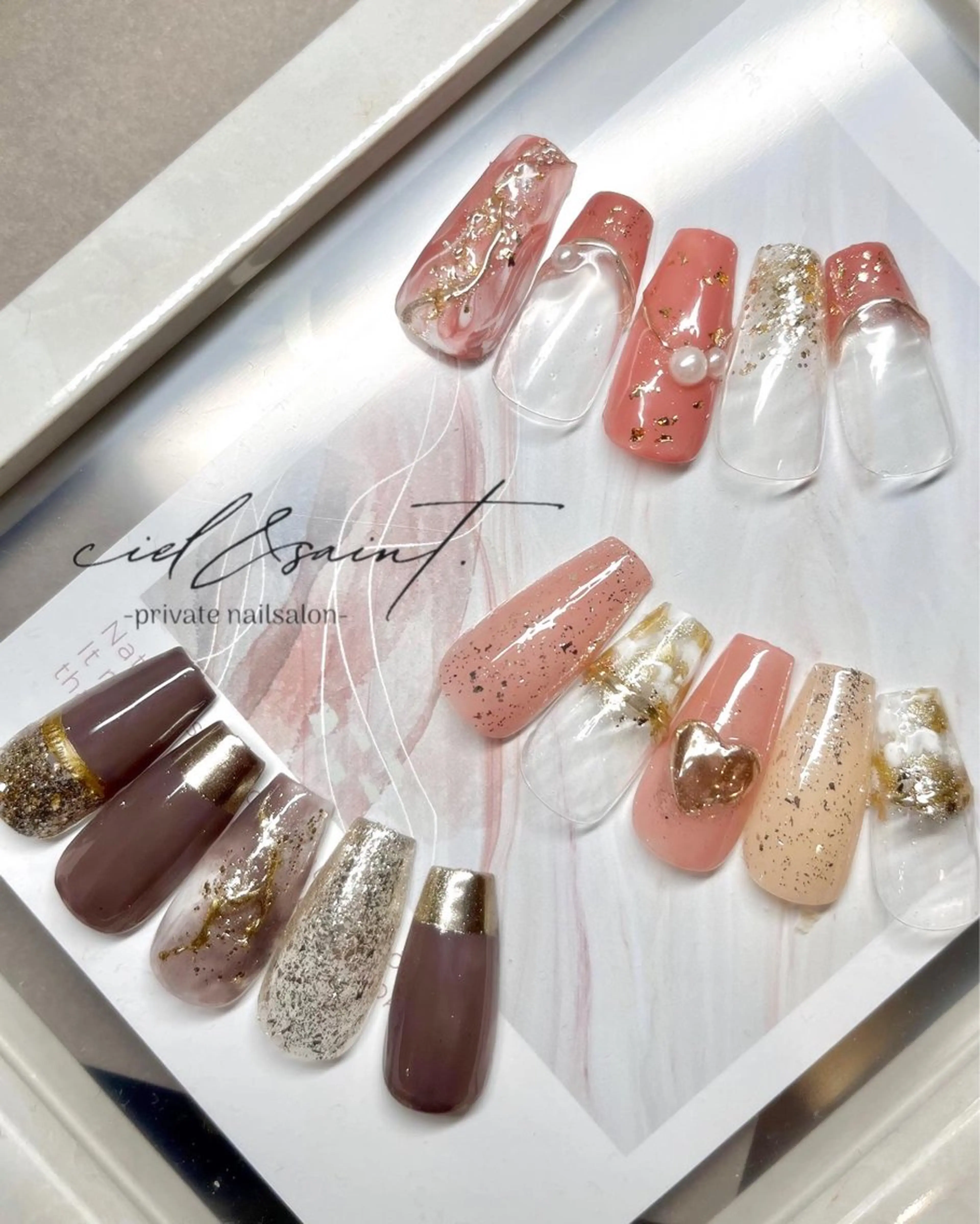 ネイル nail salon ciel&saintのネイルデザイン