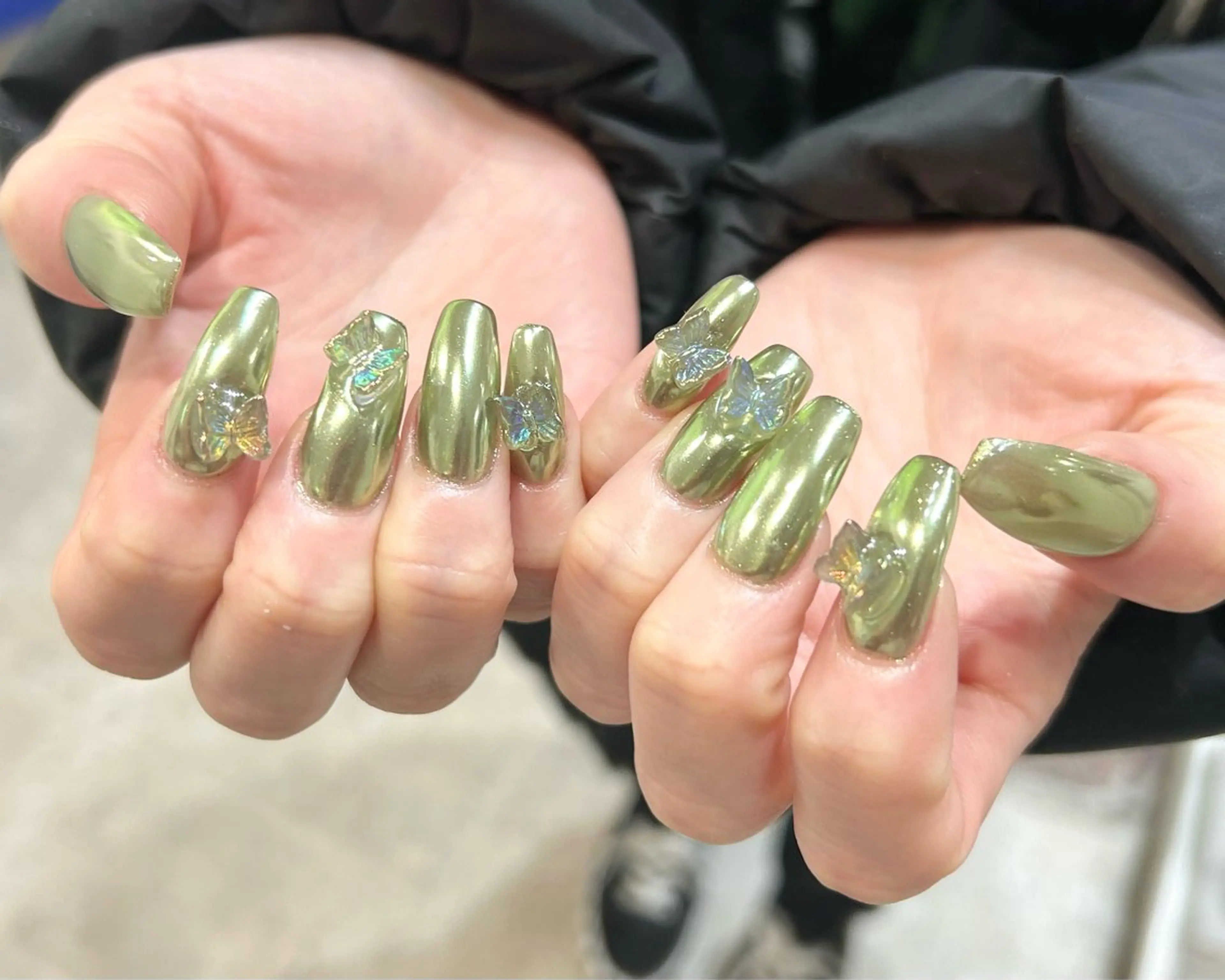 ネイル ハンドネイル 0203ムニムサン 💙Mihoのネイルデザイン