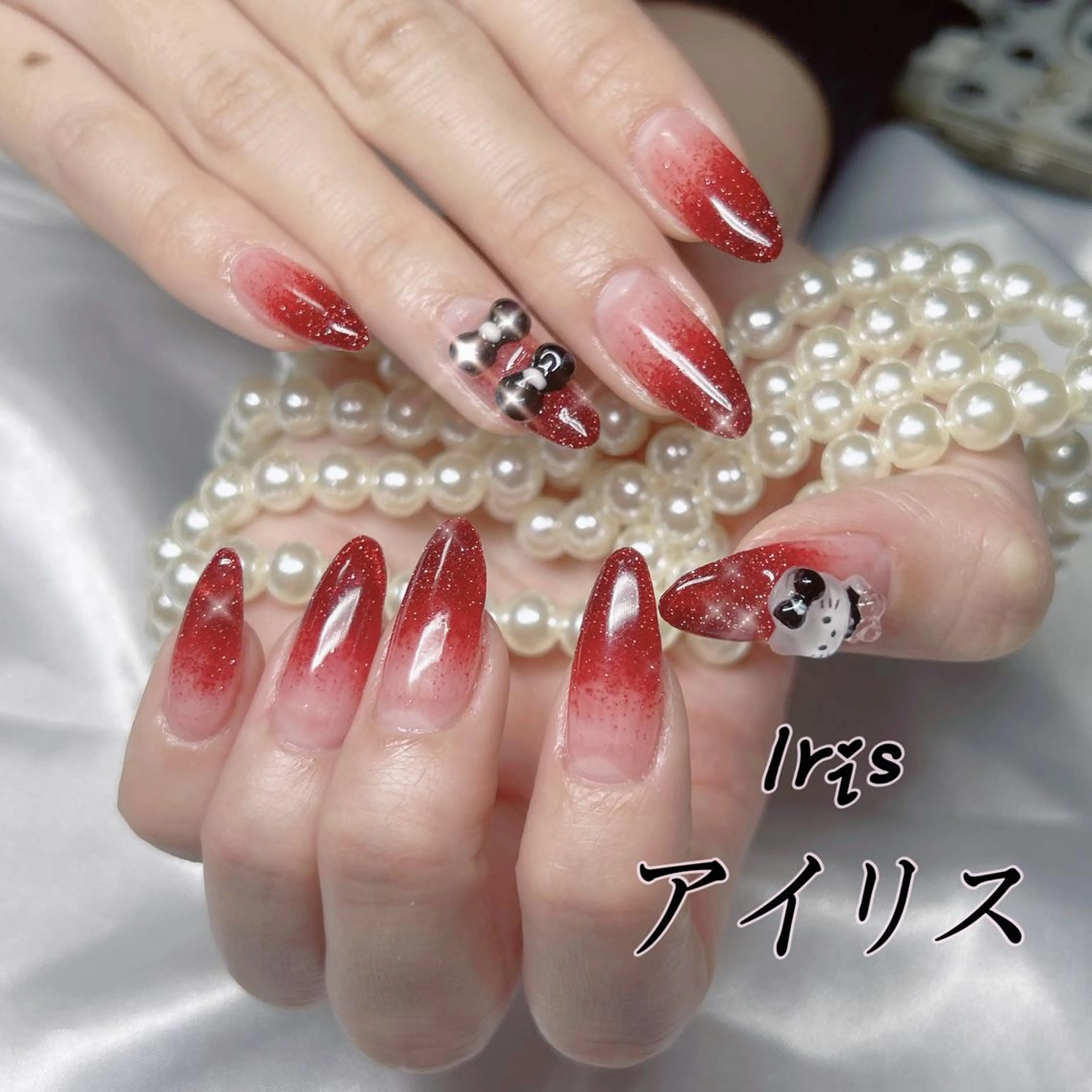 🦋チップ🦋ワンカラー➕デザイン2本の写真