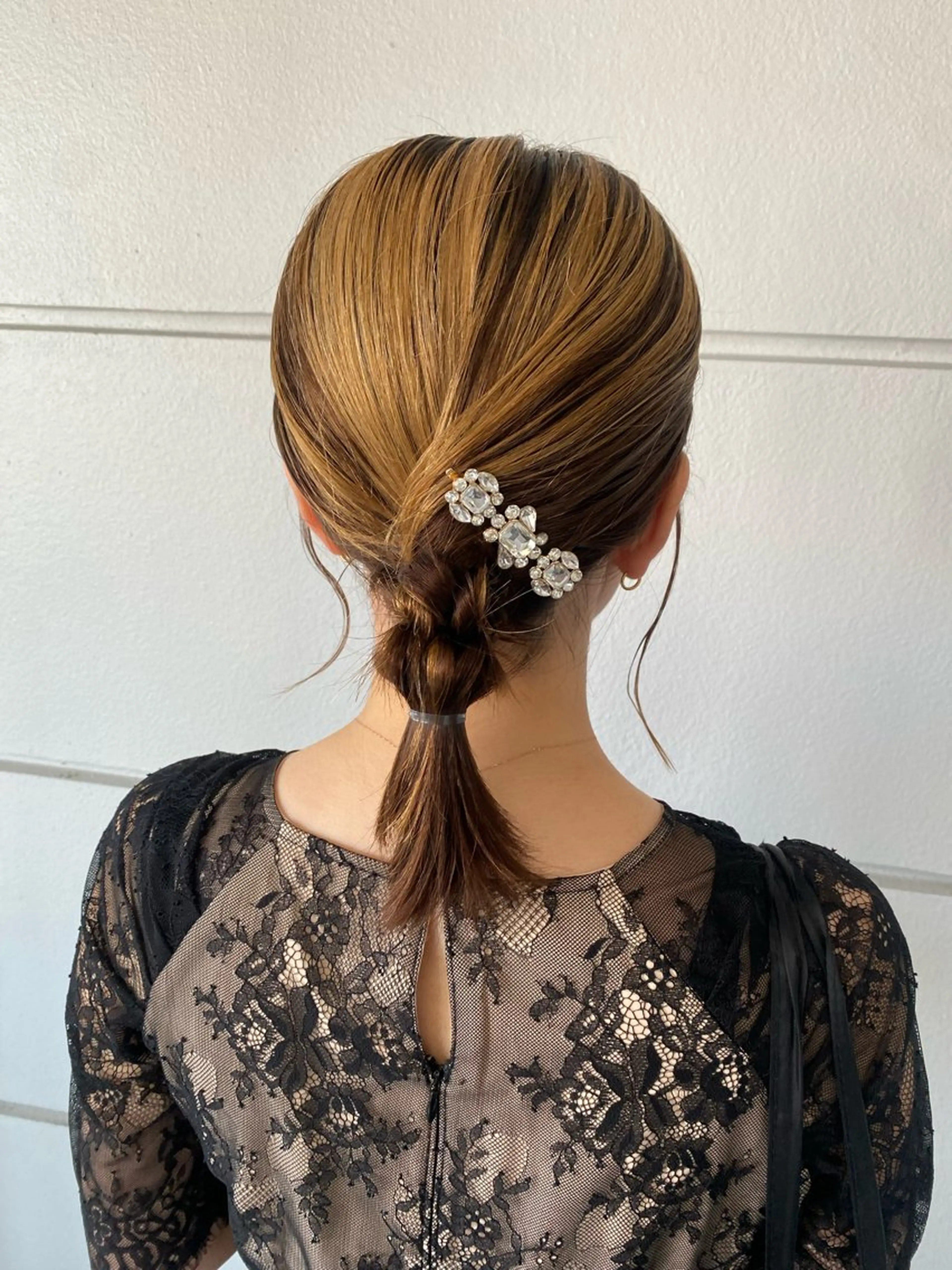 ミディアム ヘアアレンジ ヘアセット 髪質改善特化🥣🫧 天神美容室のヘアスタイル