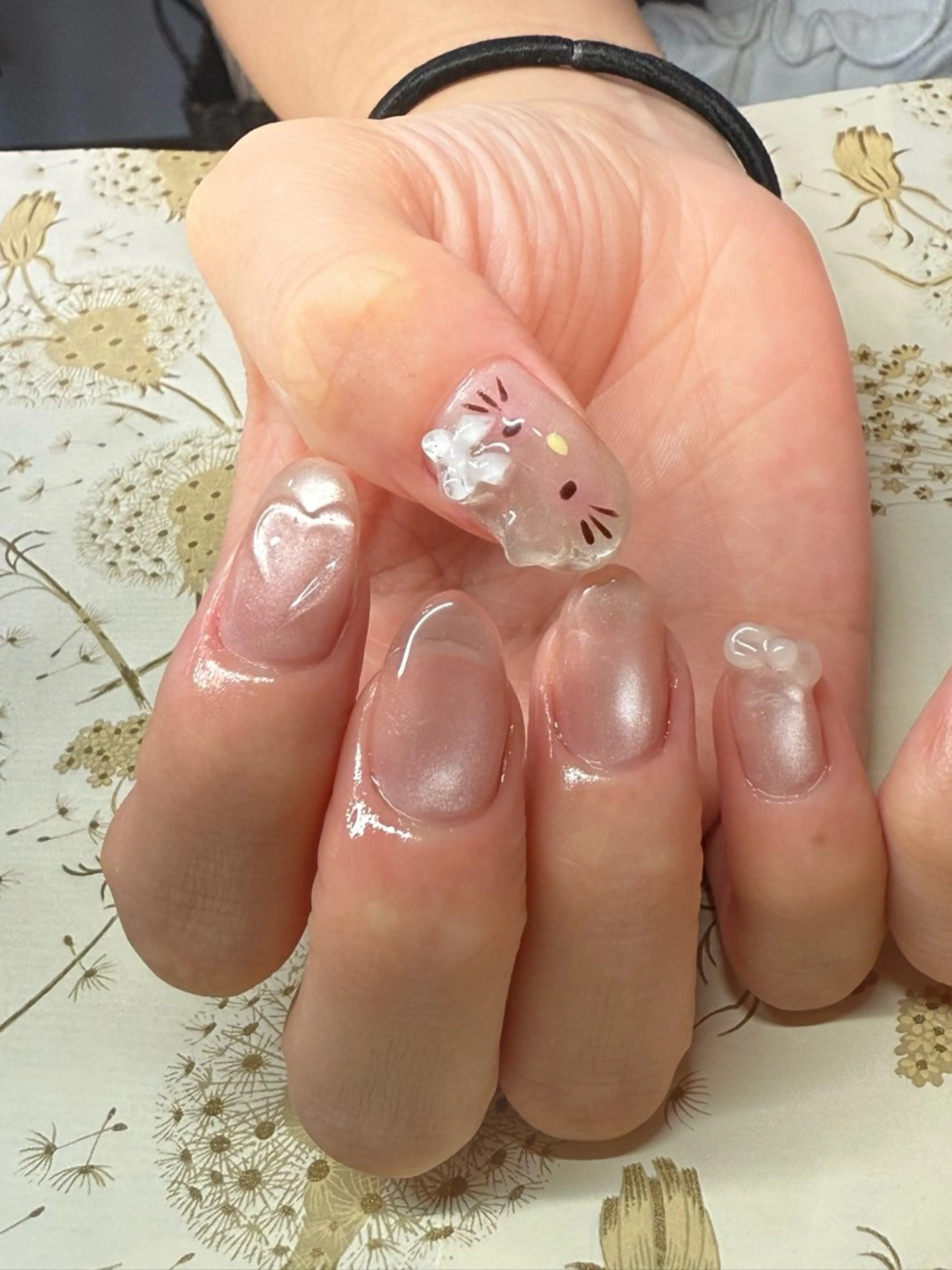 ネイル マグネットネイル ハンドネイル miel nailのネイルデザイン