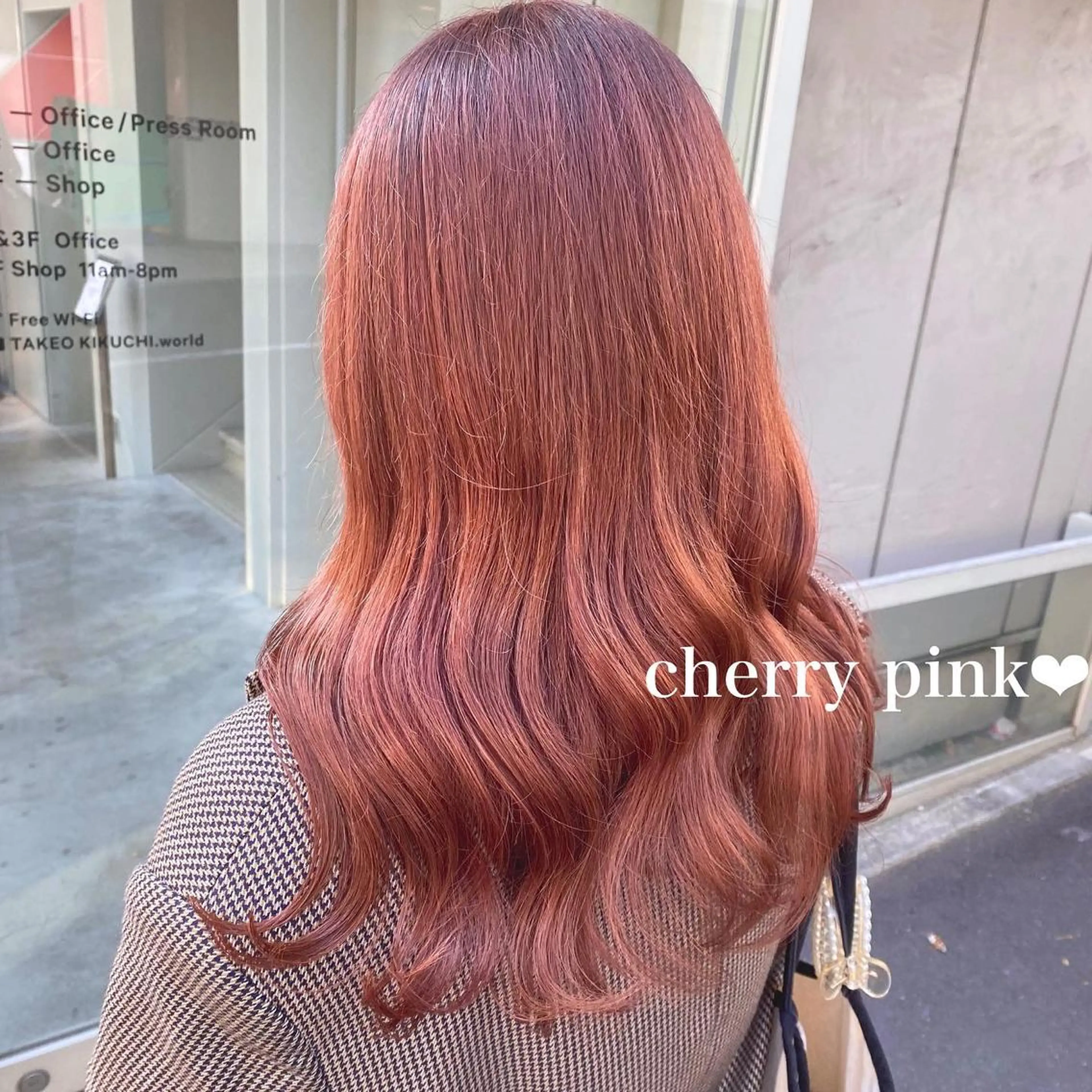 セミロング ブリーチなし暖色 💗AKARI💗のヘアスタイル