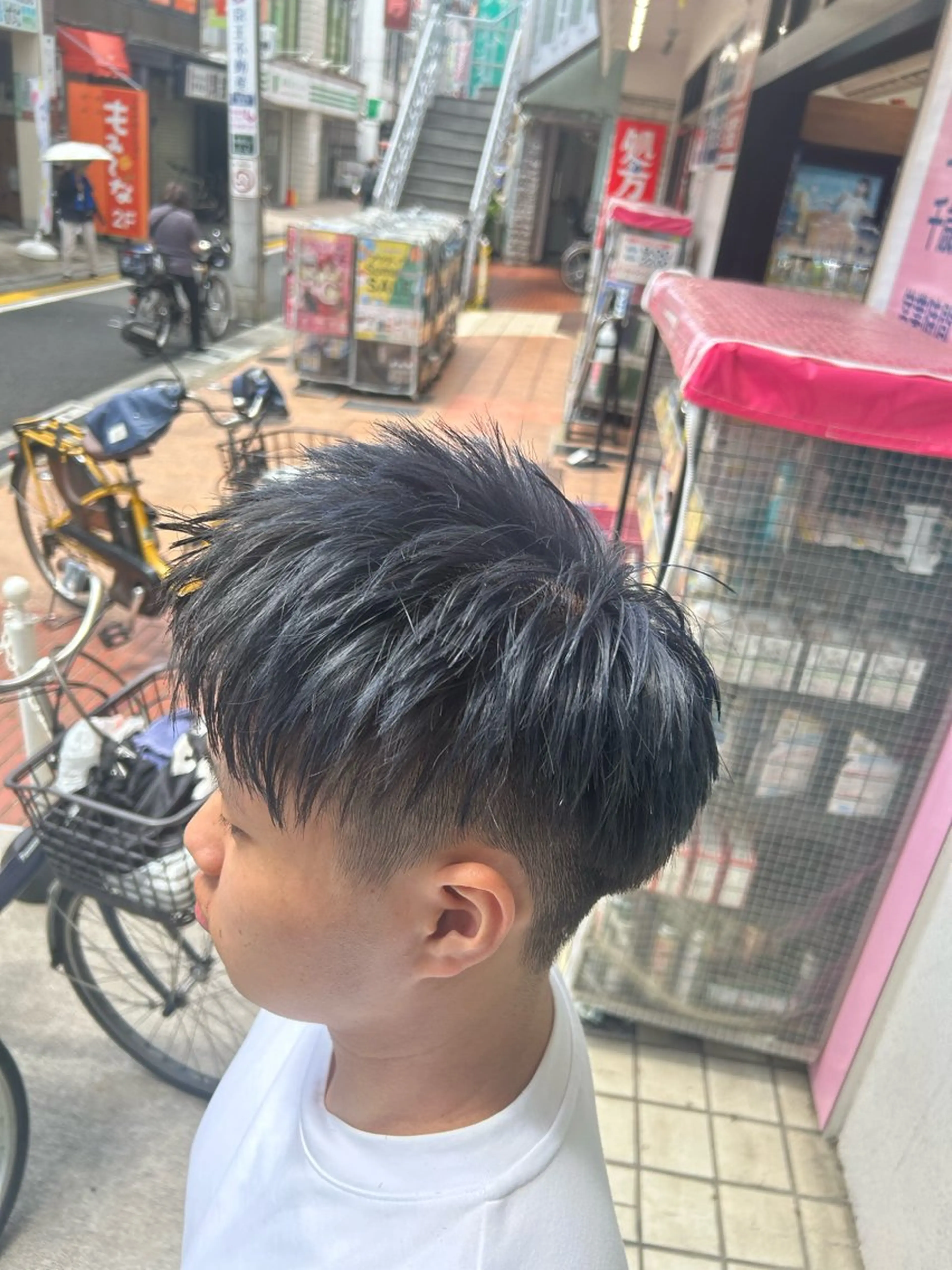 ショート カラー メンズ Ash 中岡ゆうたのヘアスタイル