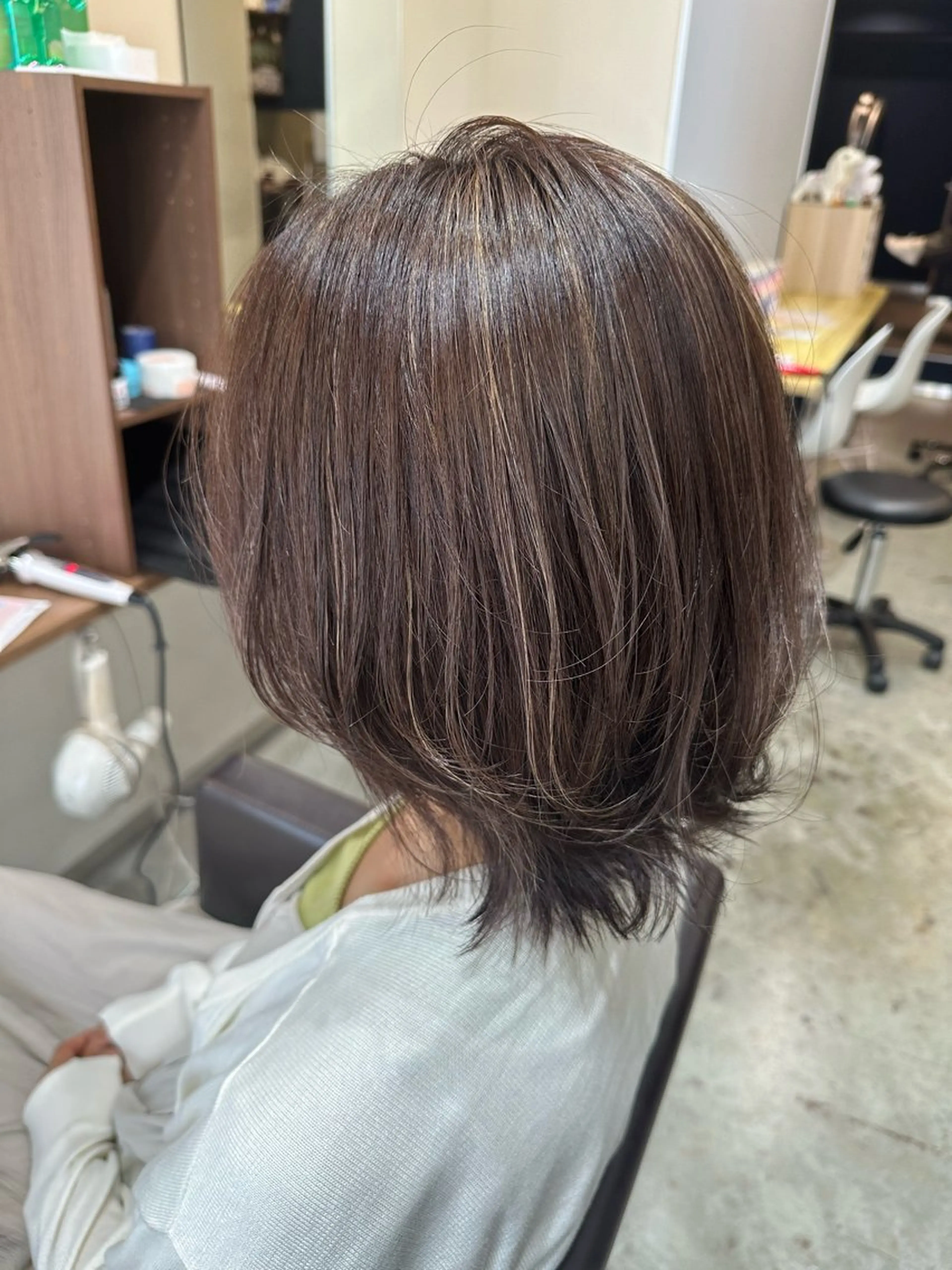 ショート カラー 巻けるケア縮毛矯正✨ ケアカラー✨山下のヘアスタイル