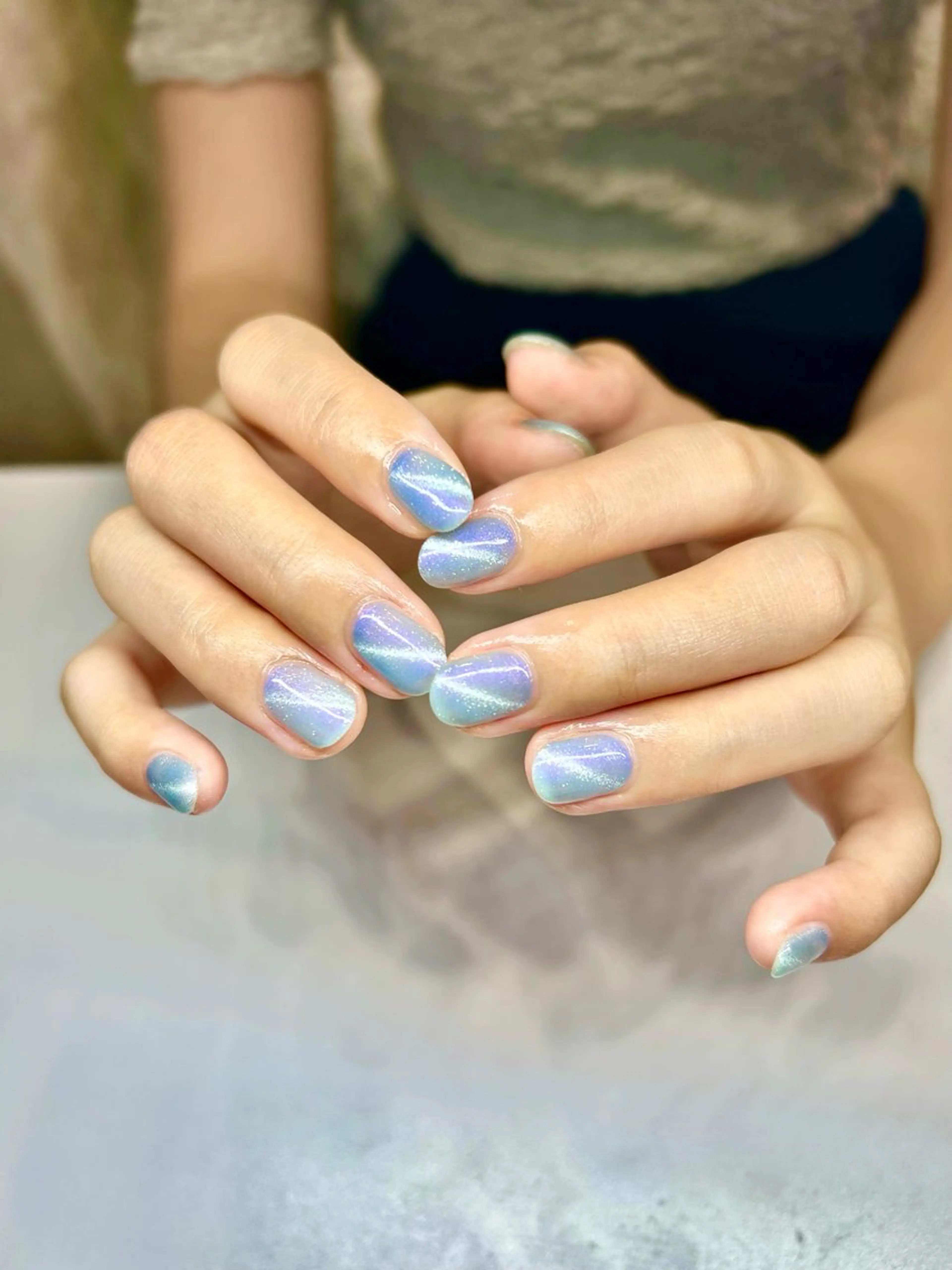 ネイル マグネットネイル ハンドネイル welina Miyukiのネイルデザイン