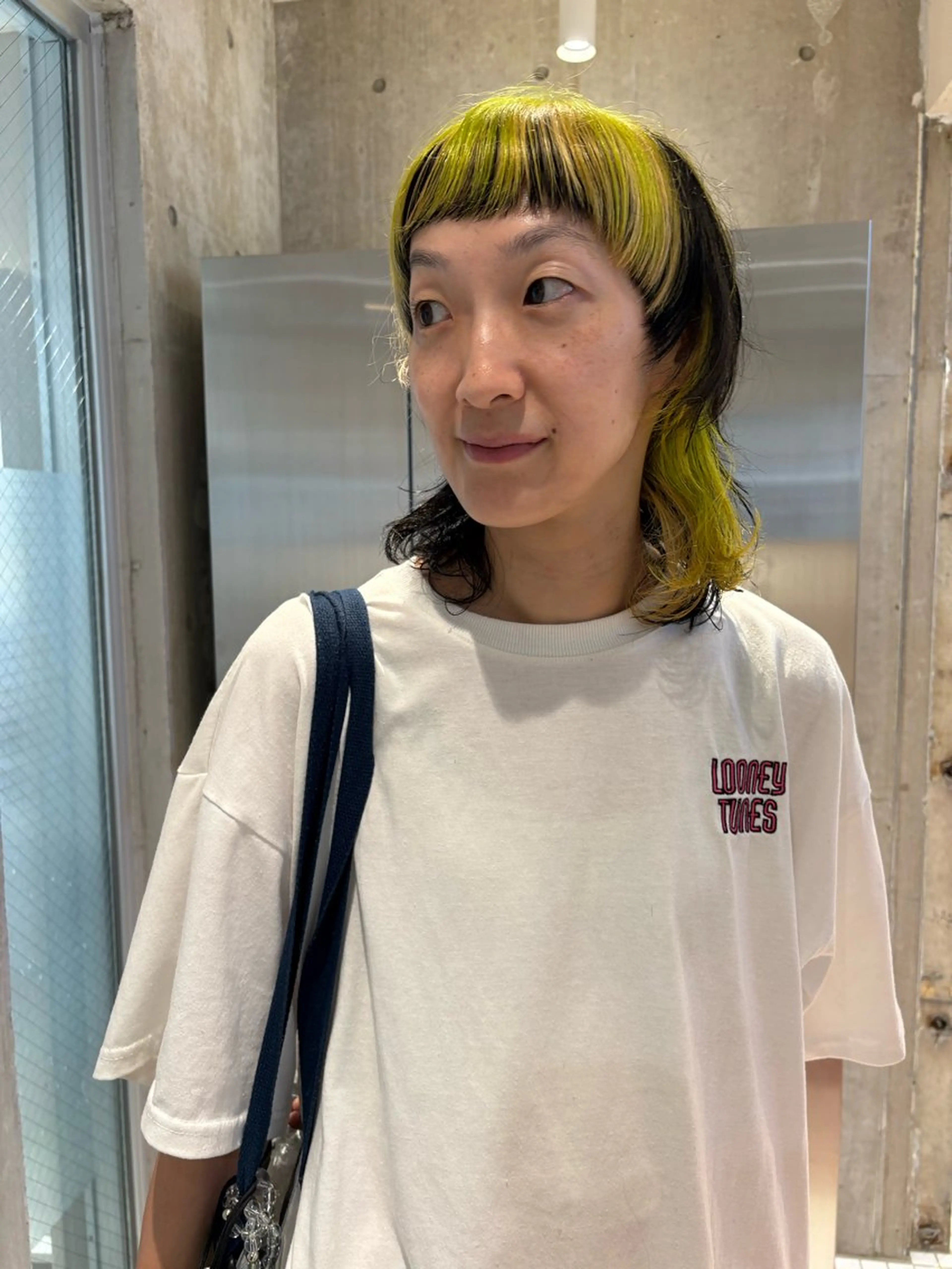 ミディアム カット ヘアカラー ウツワ所属・高円寺/loca/ 田中南帆のヘアスタイル