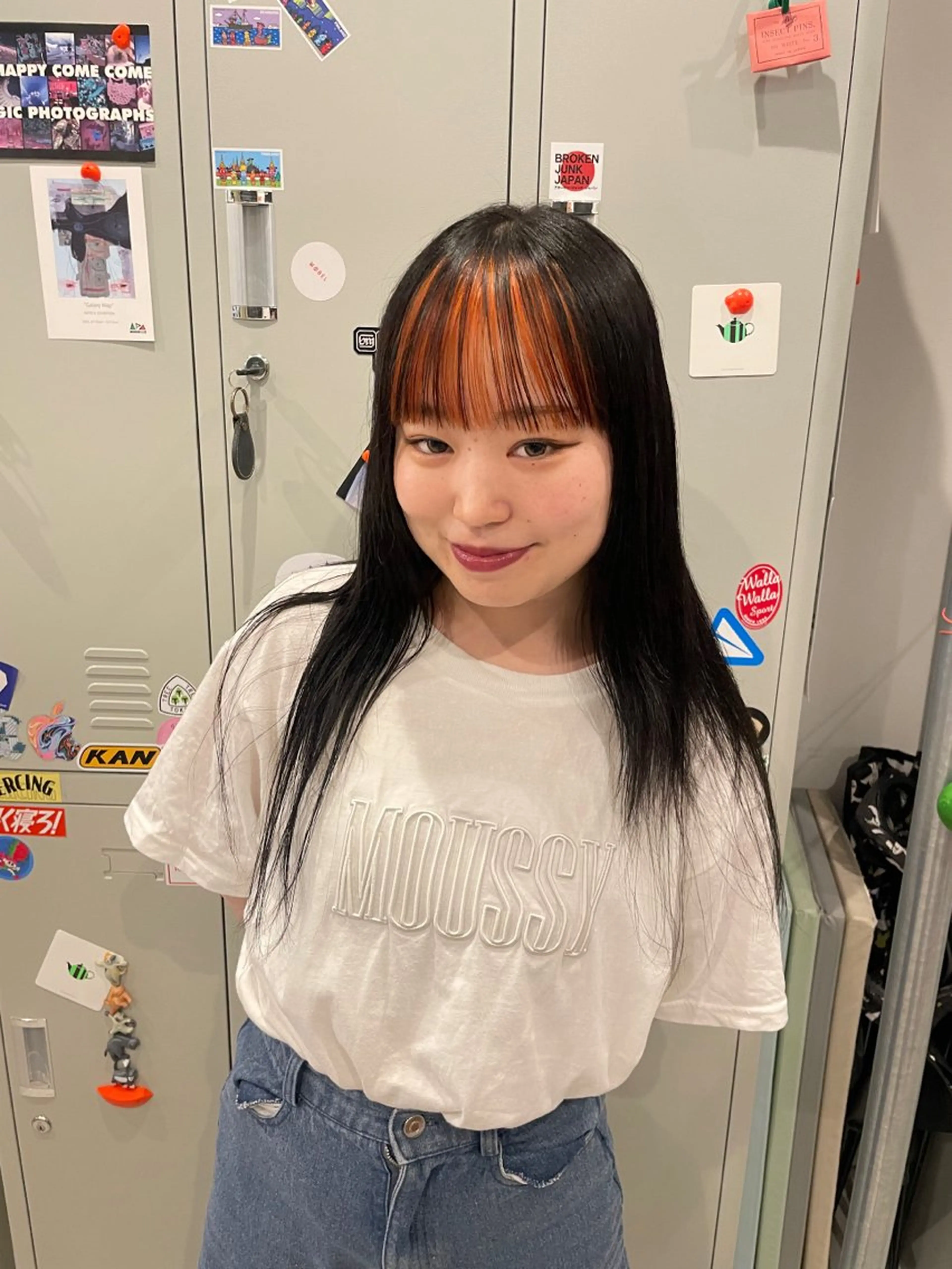 ロング カラー 大庭 渚紗のヘアスタイル