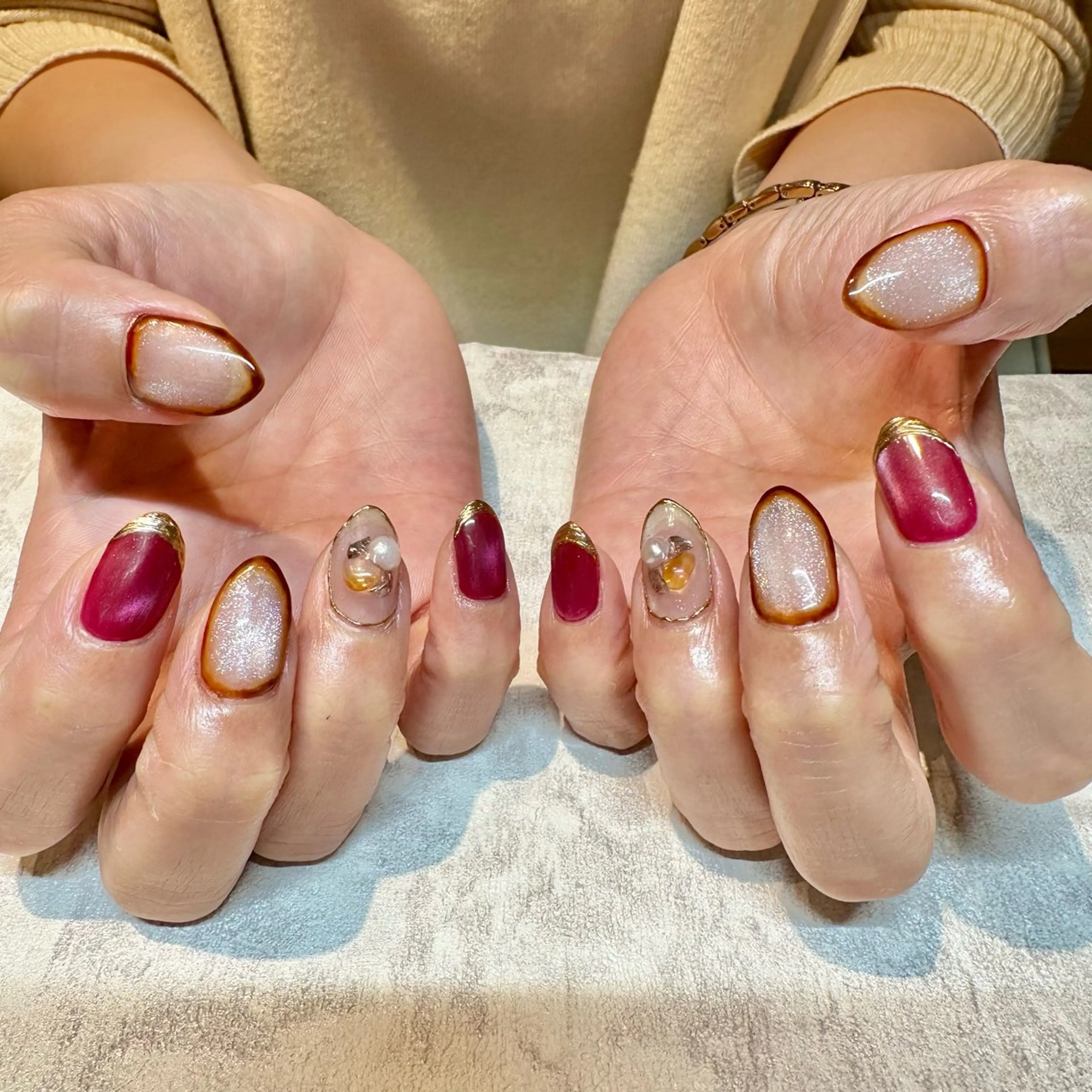 ネイル ハンドネイル Tocowaka マエダのネイルデザイン