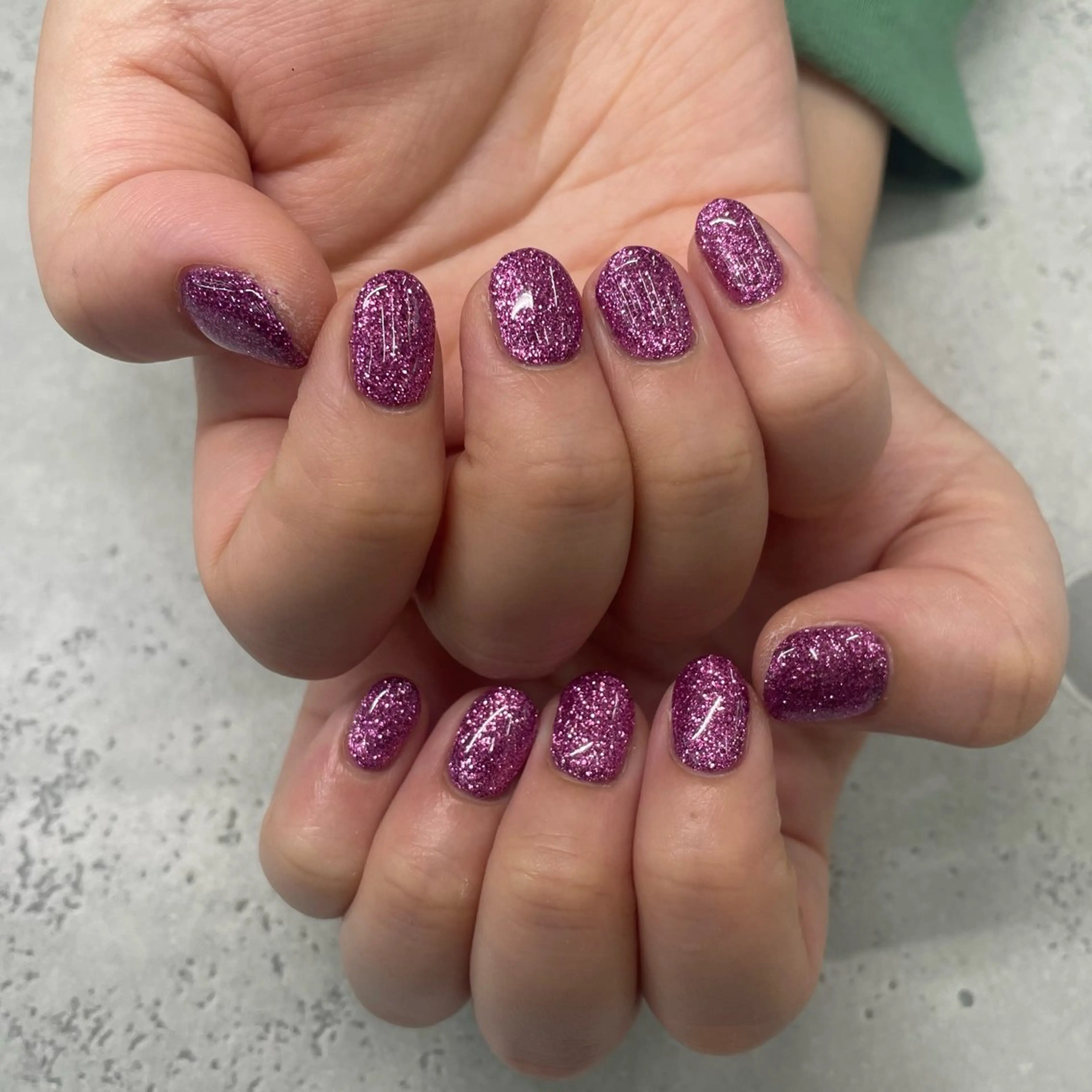 ネイル ラメ(グリッター) ワンカラーネイル MAXKELLY ANNAのネイルデザイン