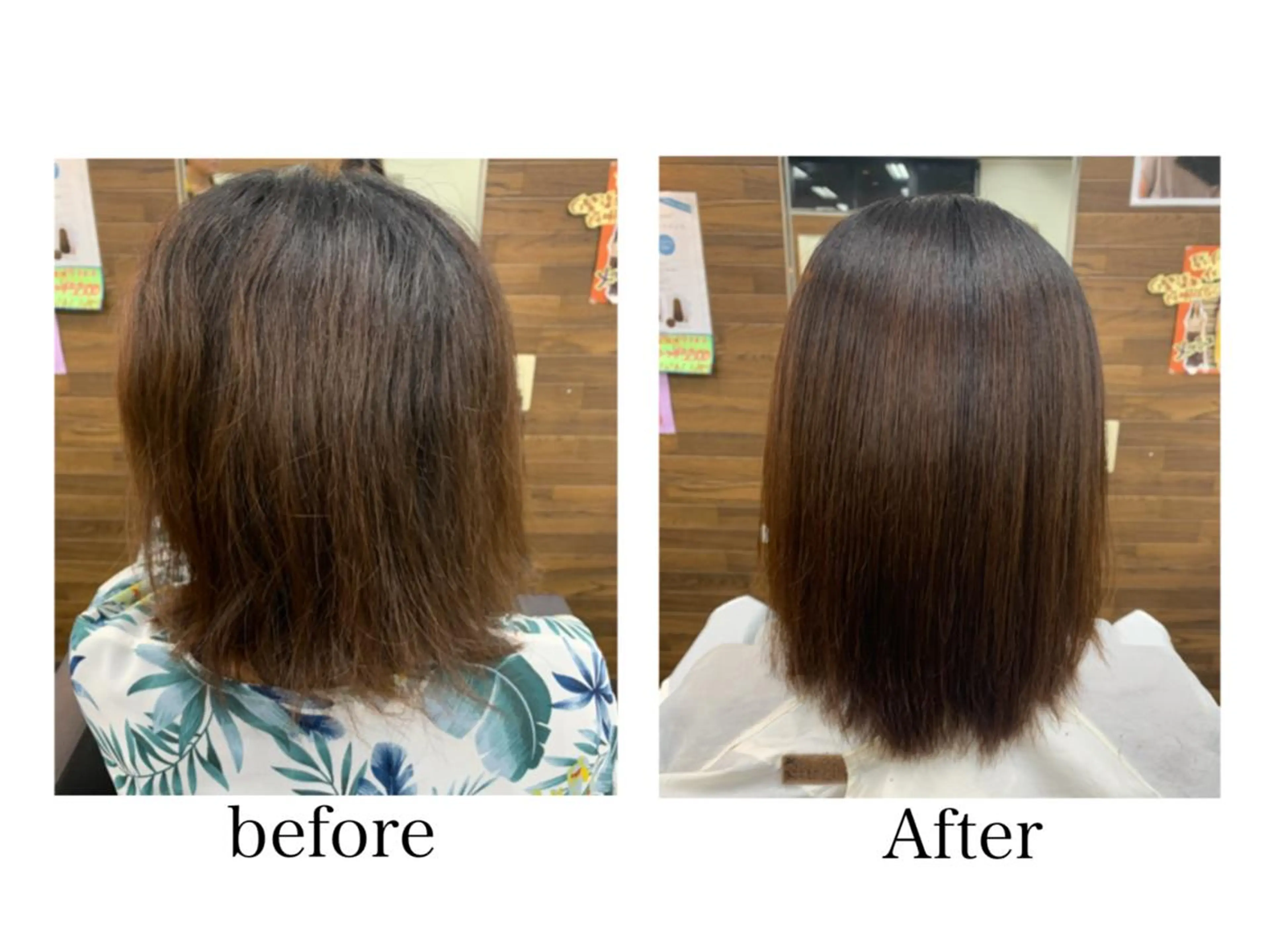 ミディアム 縮毛矯正 RILOHANA所属・RILOHANA 宮平のヘアスタイル